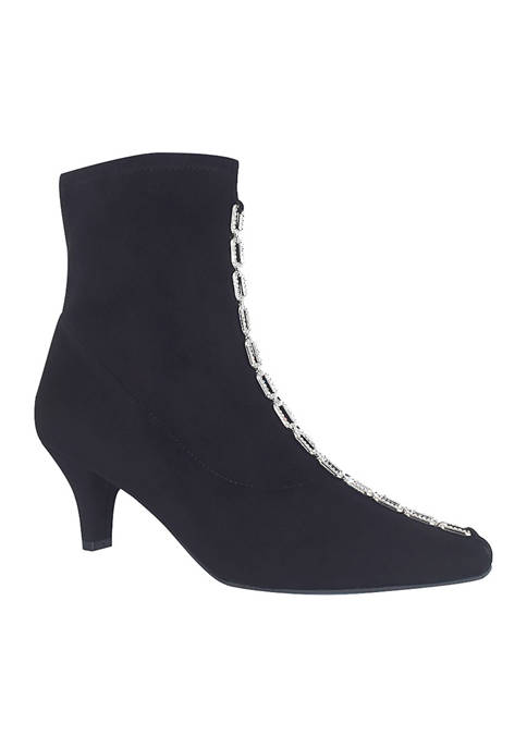 Impo Naja Chain Stretch Ankle Booties with Memory
