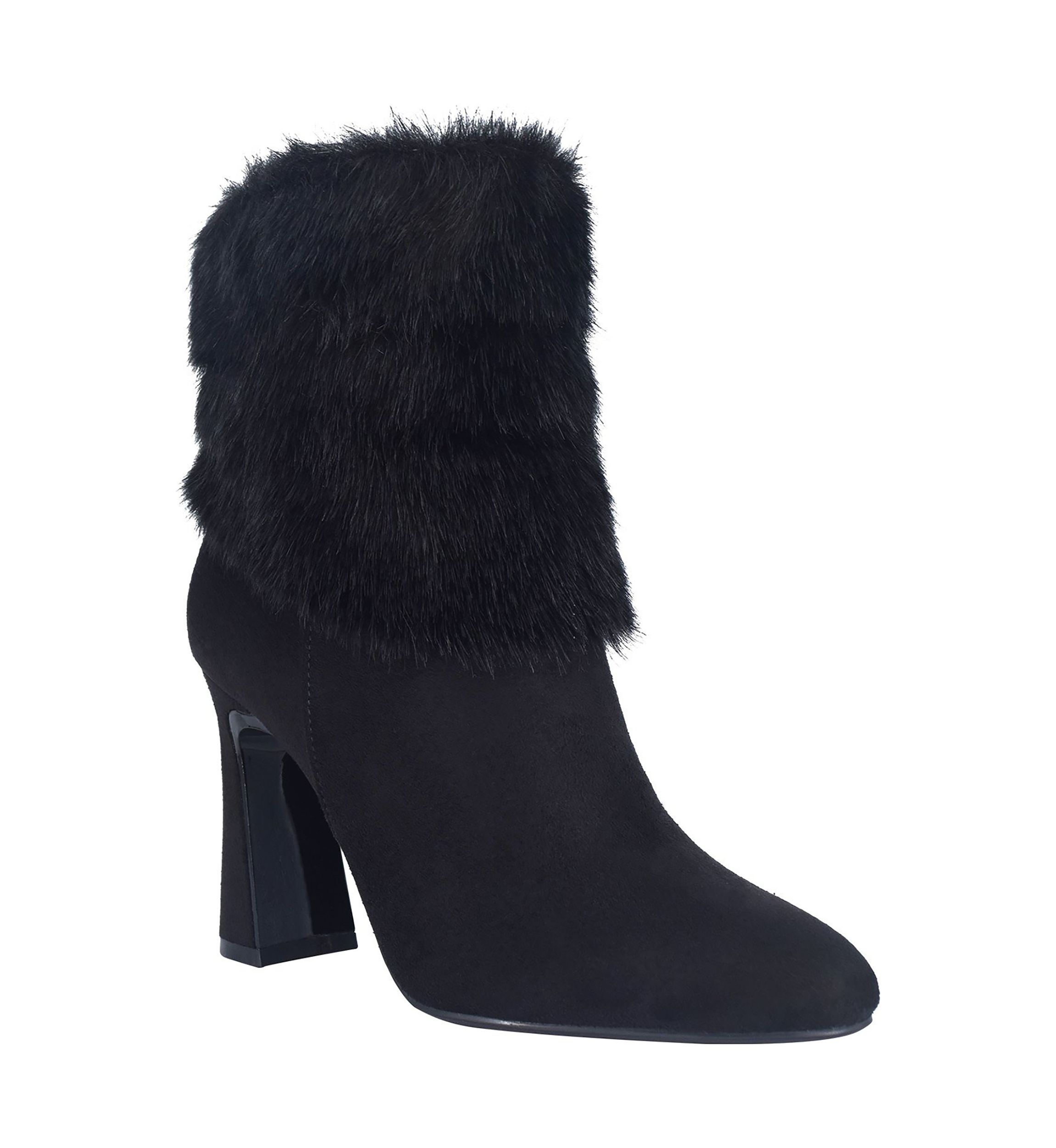 Oritha Fur Cuff Bootie with Memory Foam
