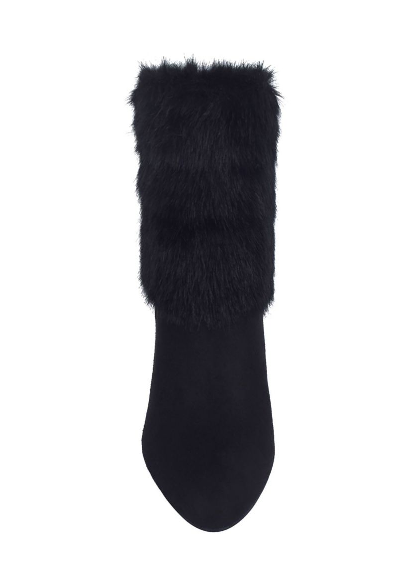 Oritha Fur Cuff Bootie with Memory Foam