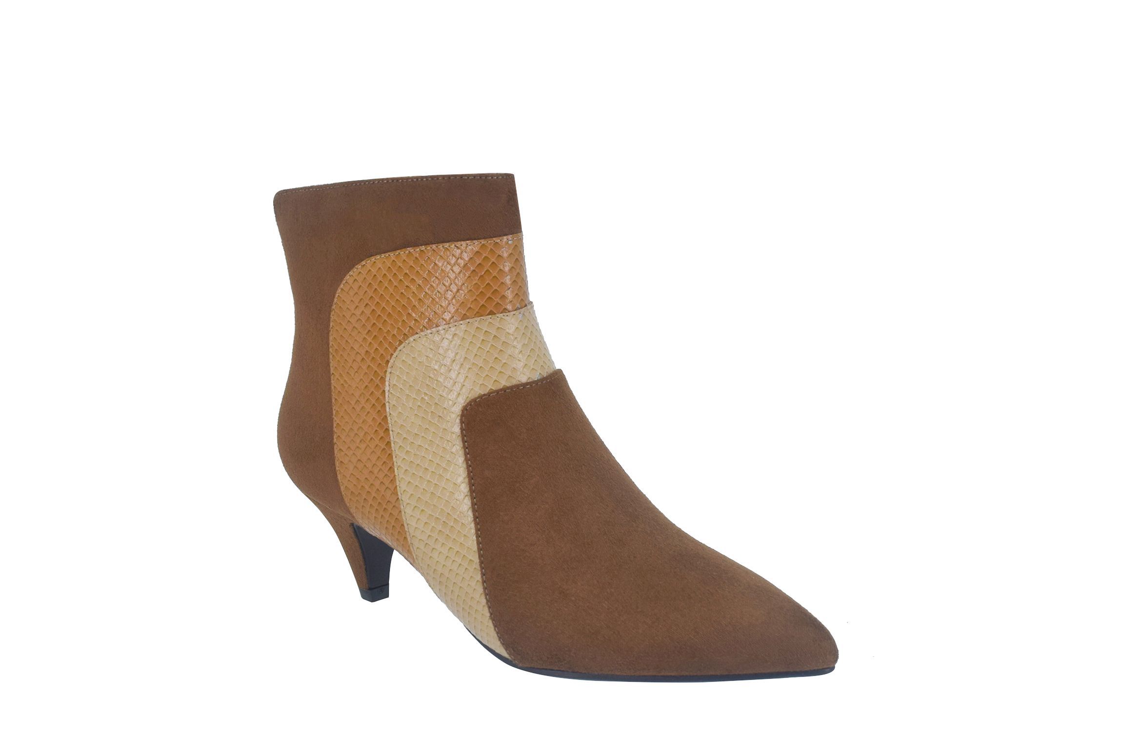 Eila Multi Texture Bootie with Memory Foam