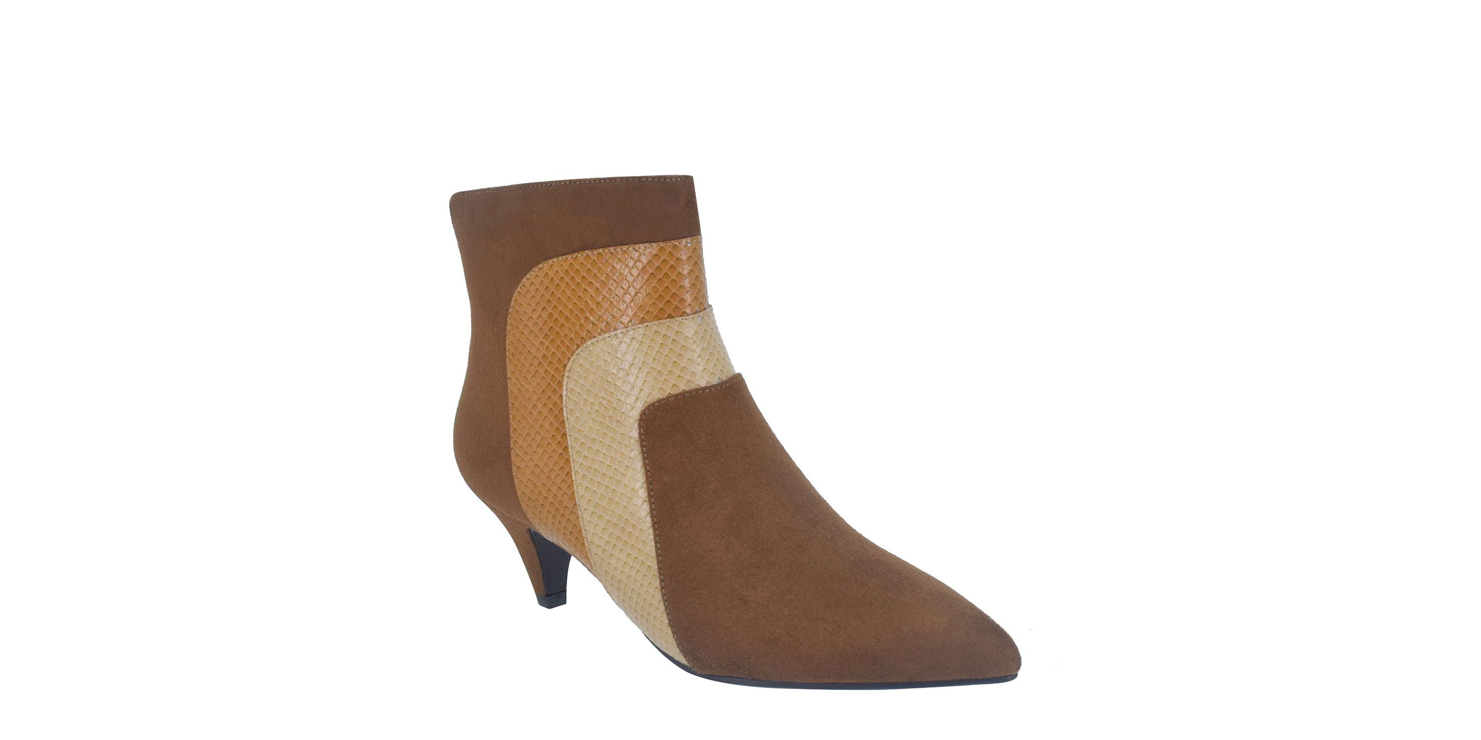 Eila Multi Texture Bootie with Memory Foam