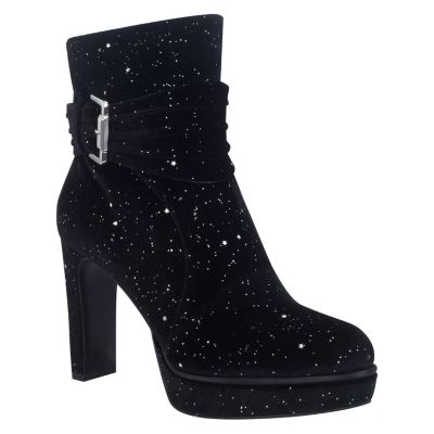 Omira Bling Platform Ankle Boot with Memory Foam