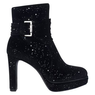 Omira Bling Platform Ankle Boot with Memory Foam