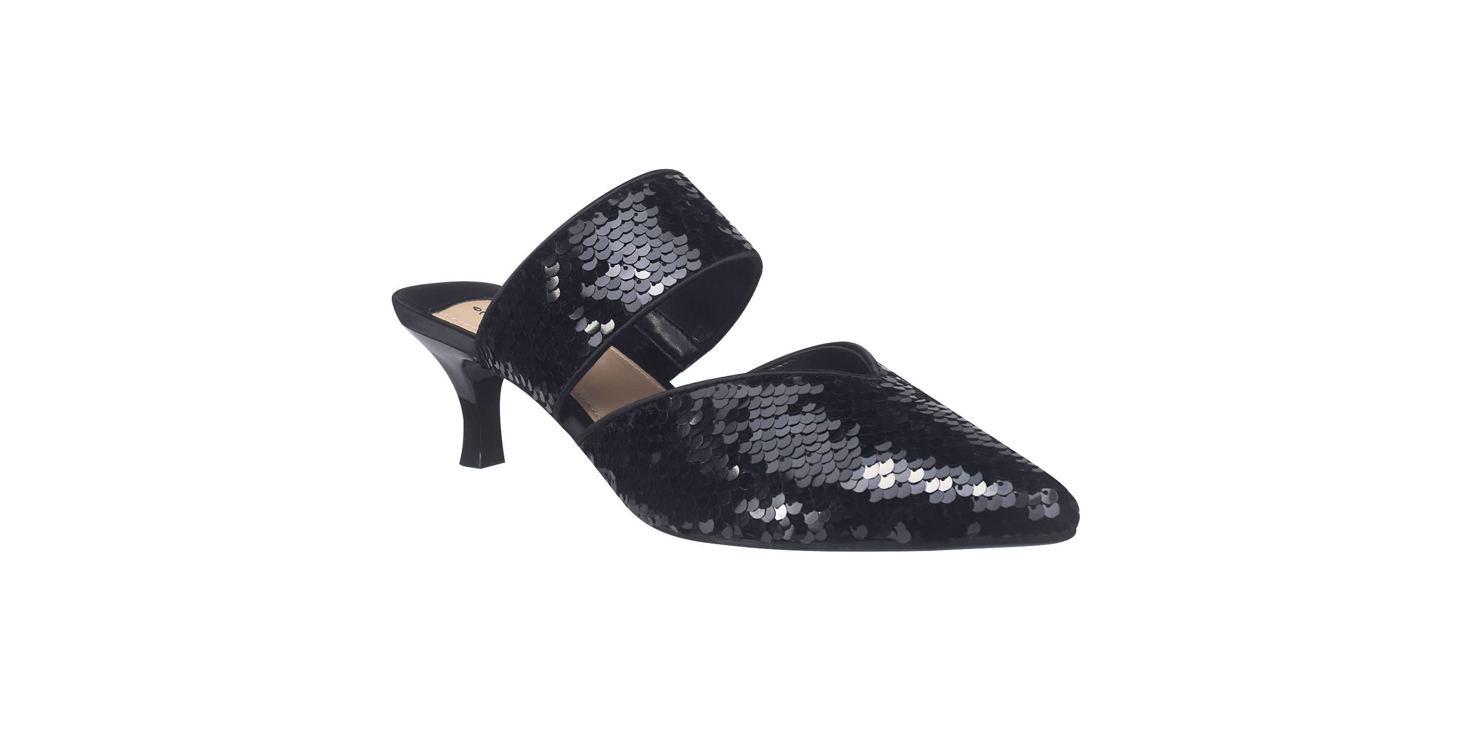 Emira Sequin Dress Mule with Memory Foam