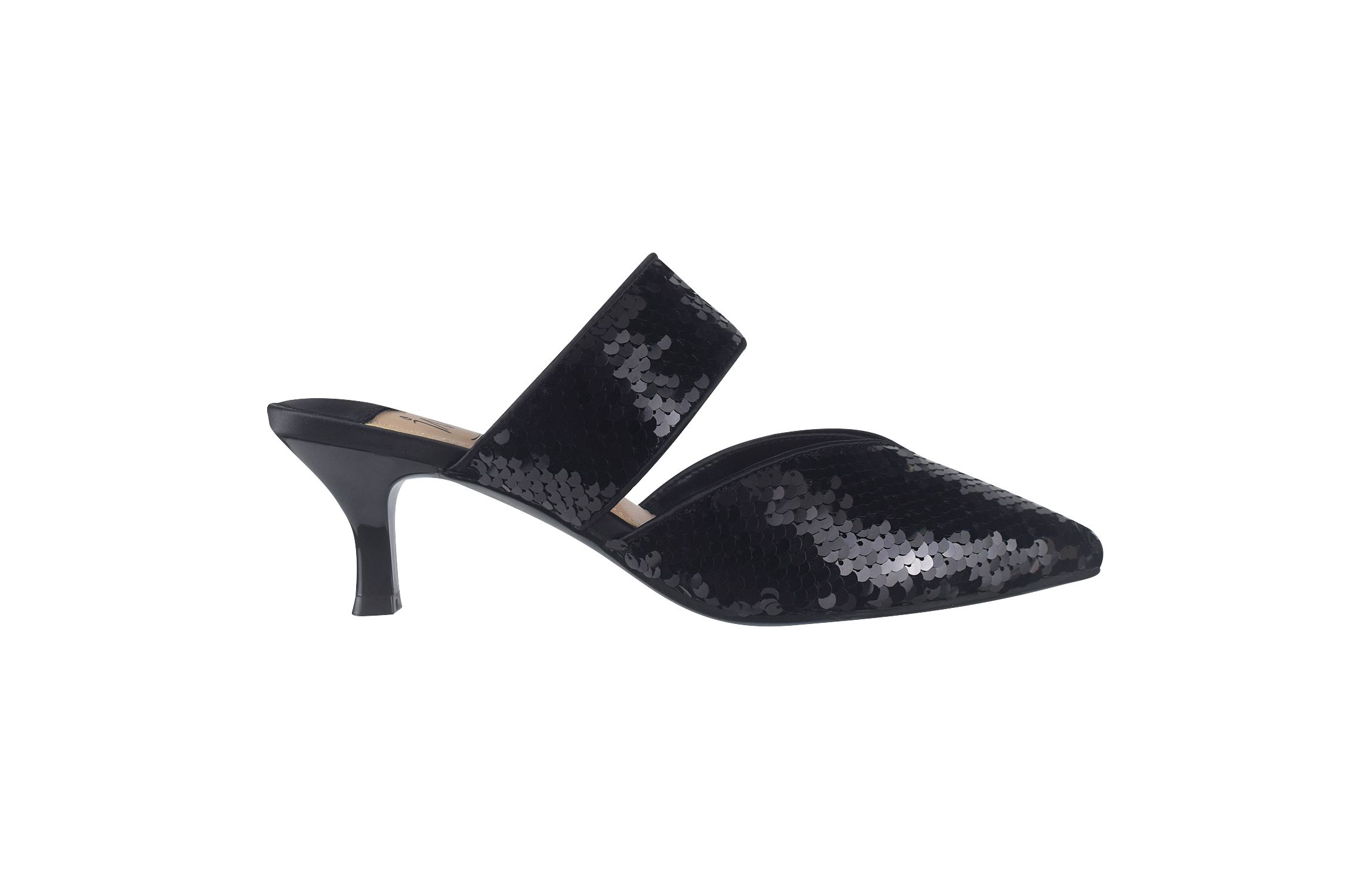 Emira Sequin Dress Mule with Memory Foam