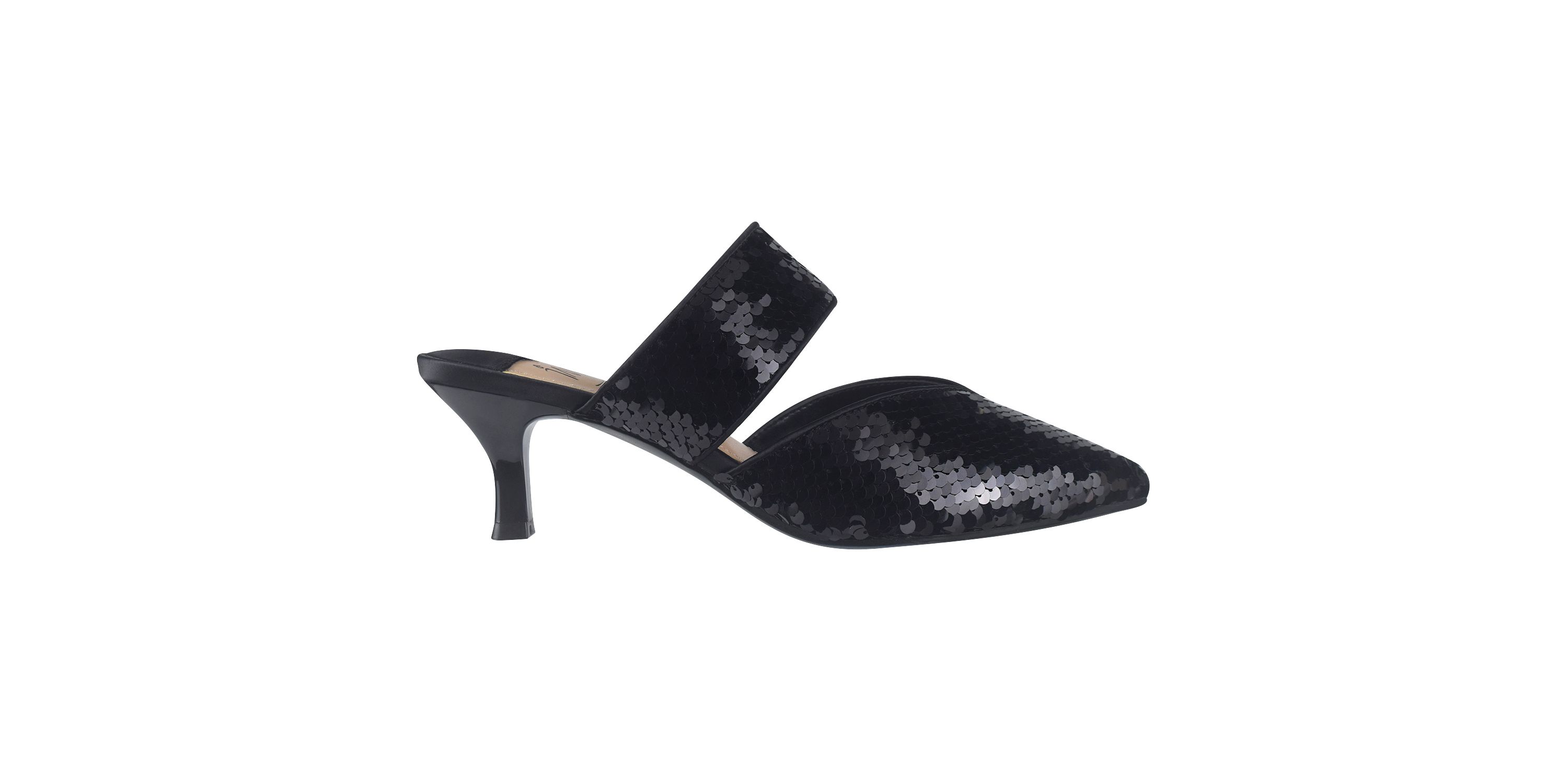 Emira Sequin Dress Mule with Memory Foam