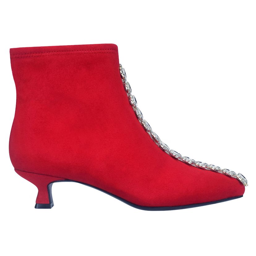 Garda Bling Stretch Ankle Boot with Memory Foam