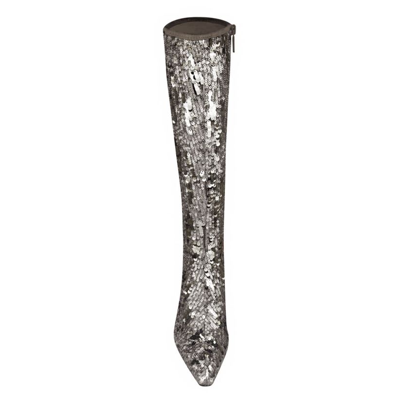 Nyree Stretch Sequin Boot with Memory Foam