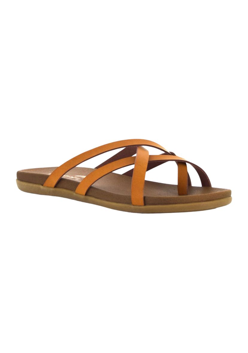 Melbourne Multi Strap Comfort Slide Sandals