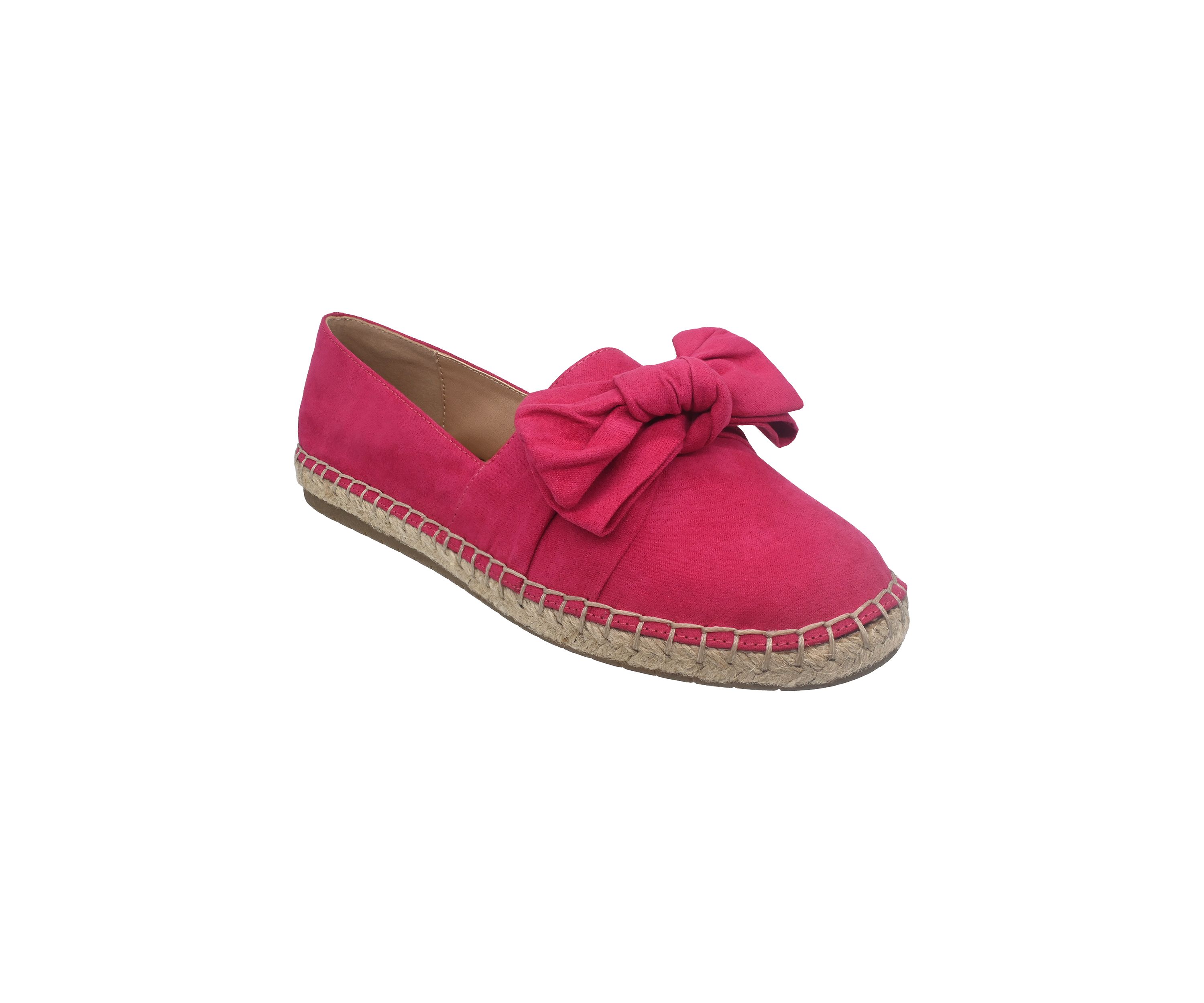 Womens Fiona Bow Espadrille Flats