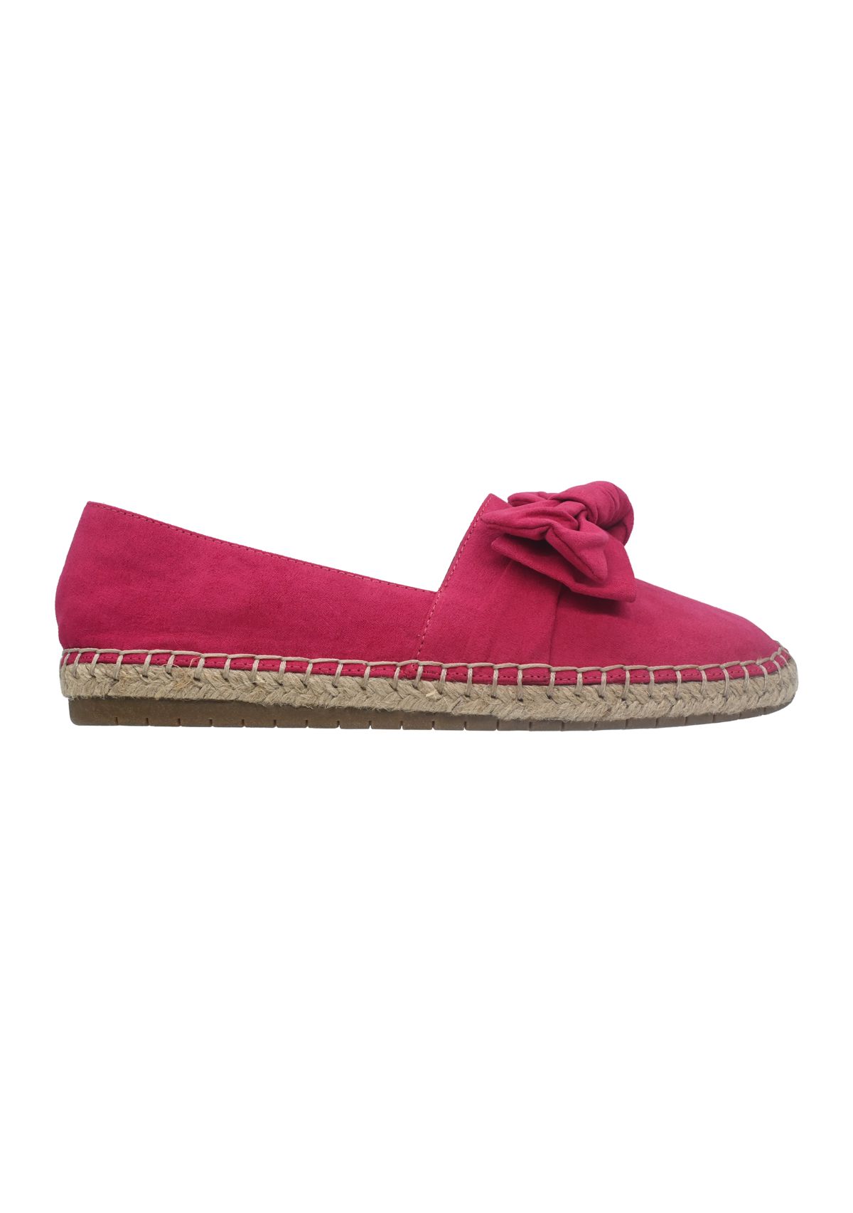 Womens Fiona Bow Espadrille Flats
