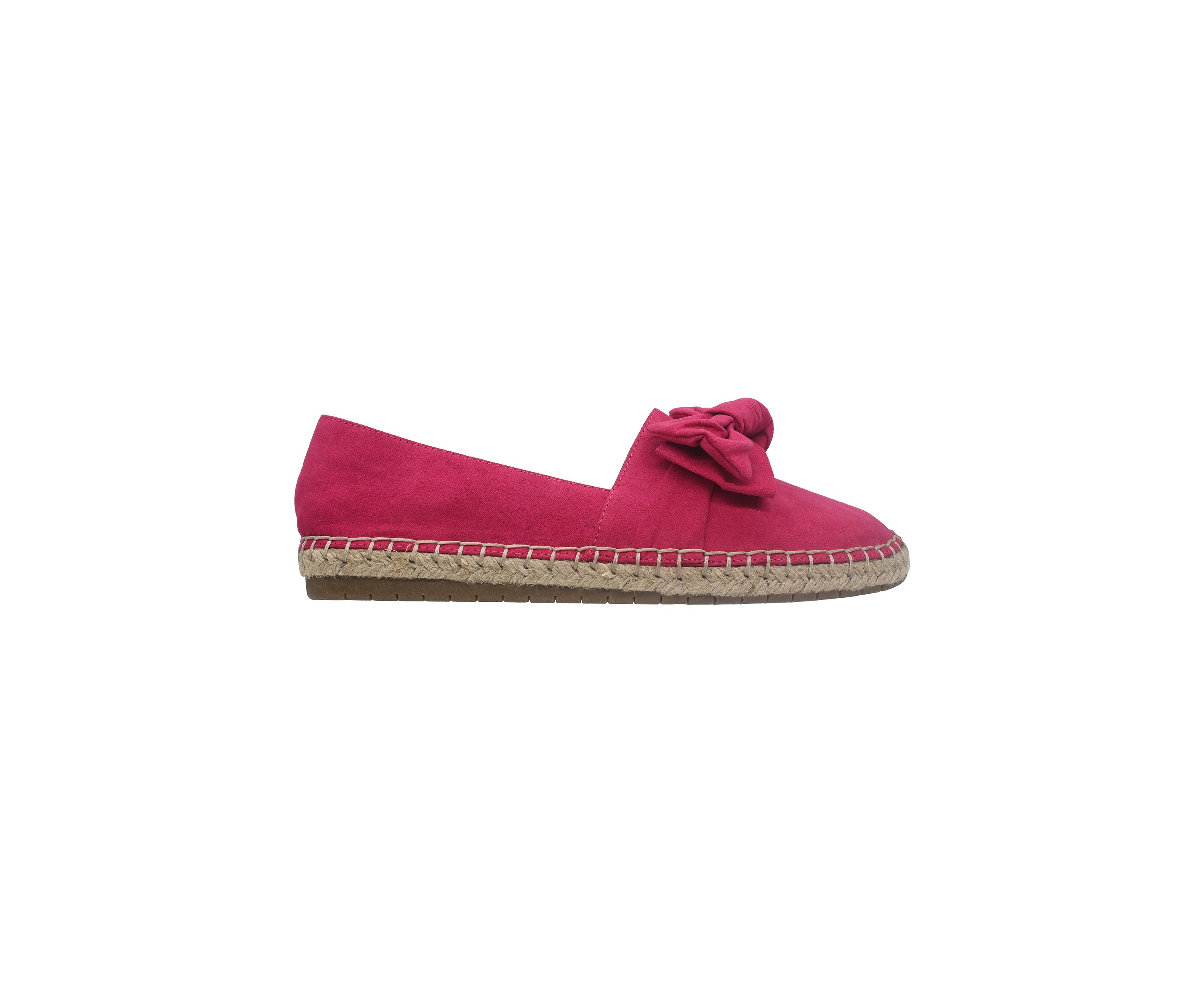 Womens Fiona Bow Espadrille Flats