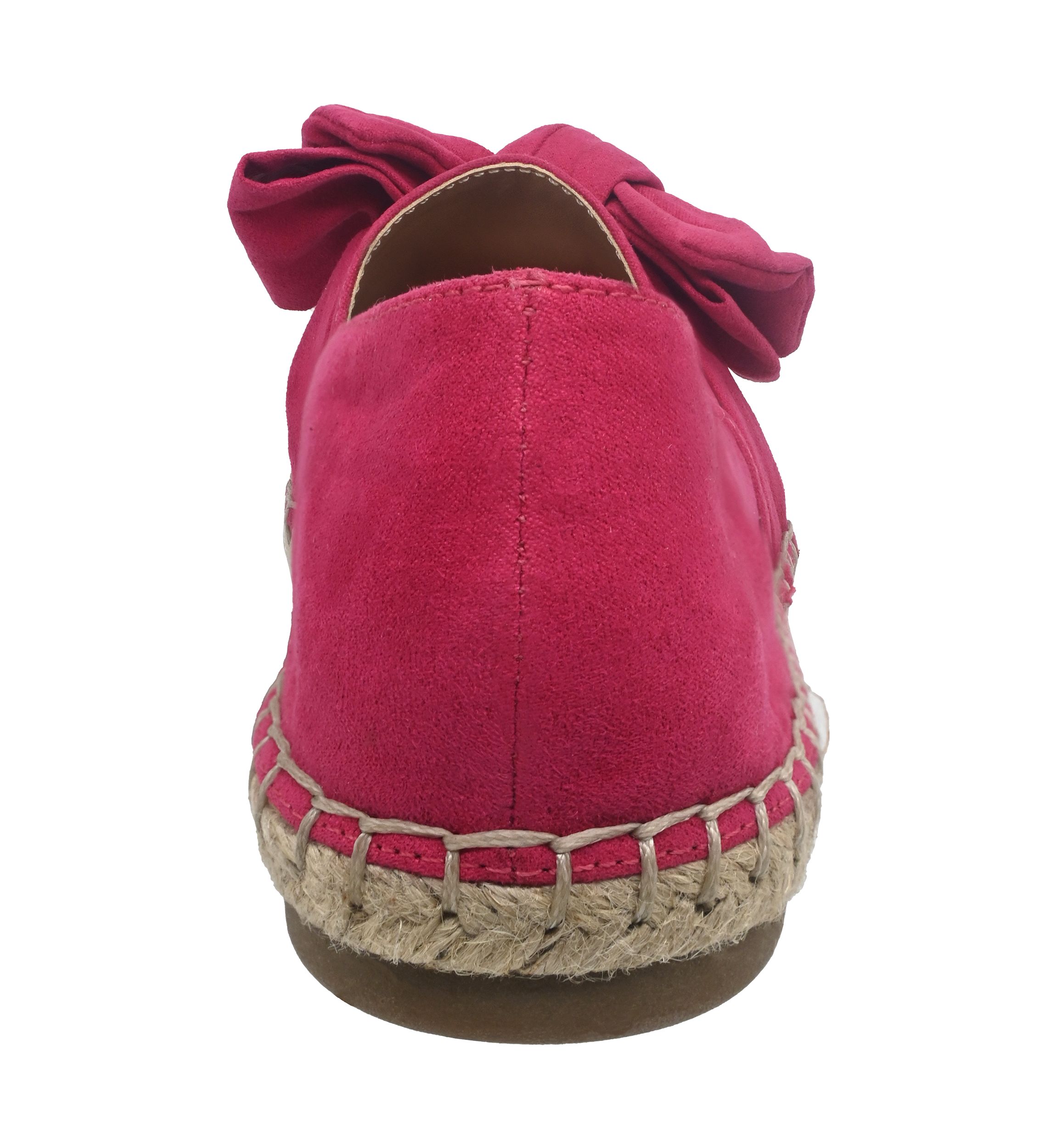 Womens Fiona Bow Espadrille Flats