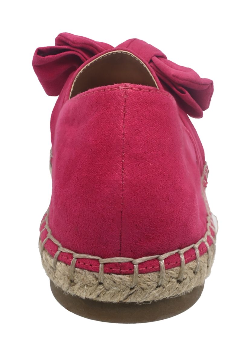 Womens Fiona Bow Espadrille Flats