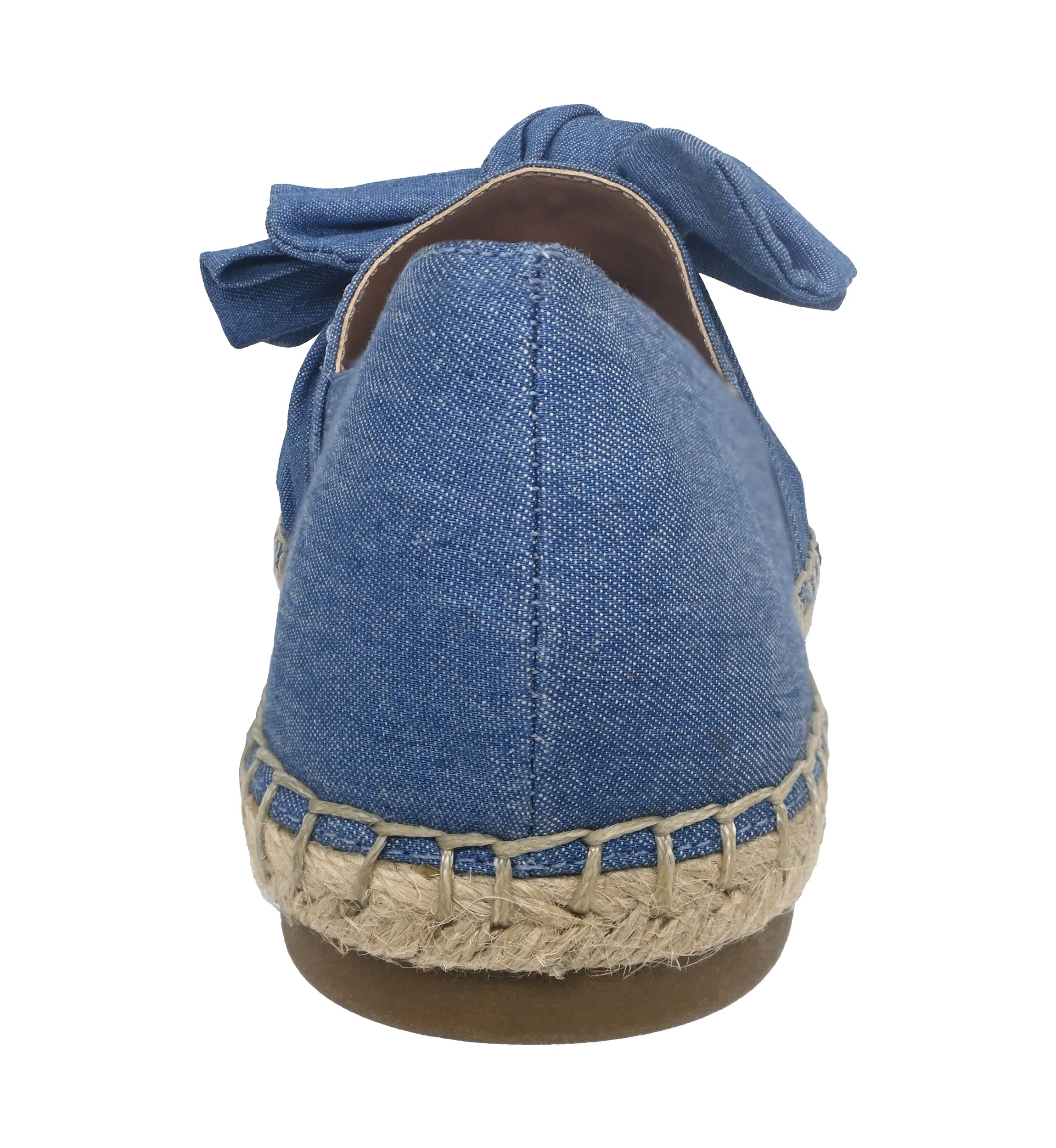 Womens Fiona Bow Espadrille Flats