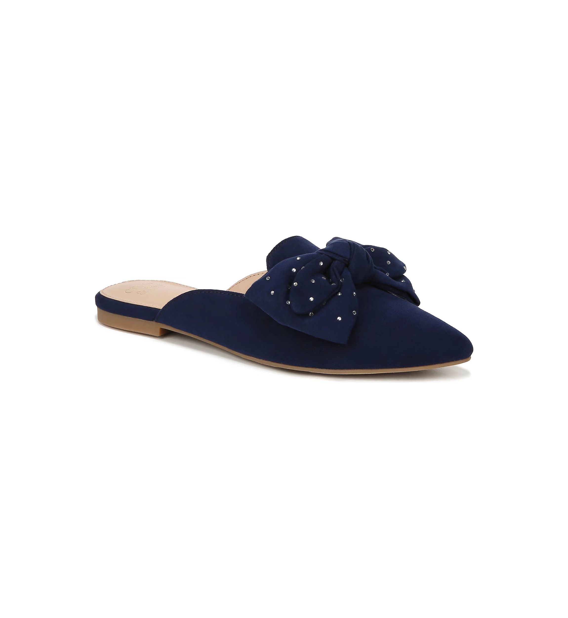 Elise Bow Mule Flats