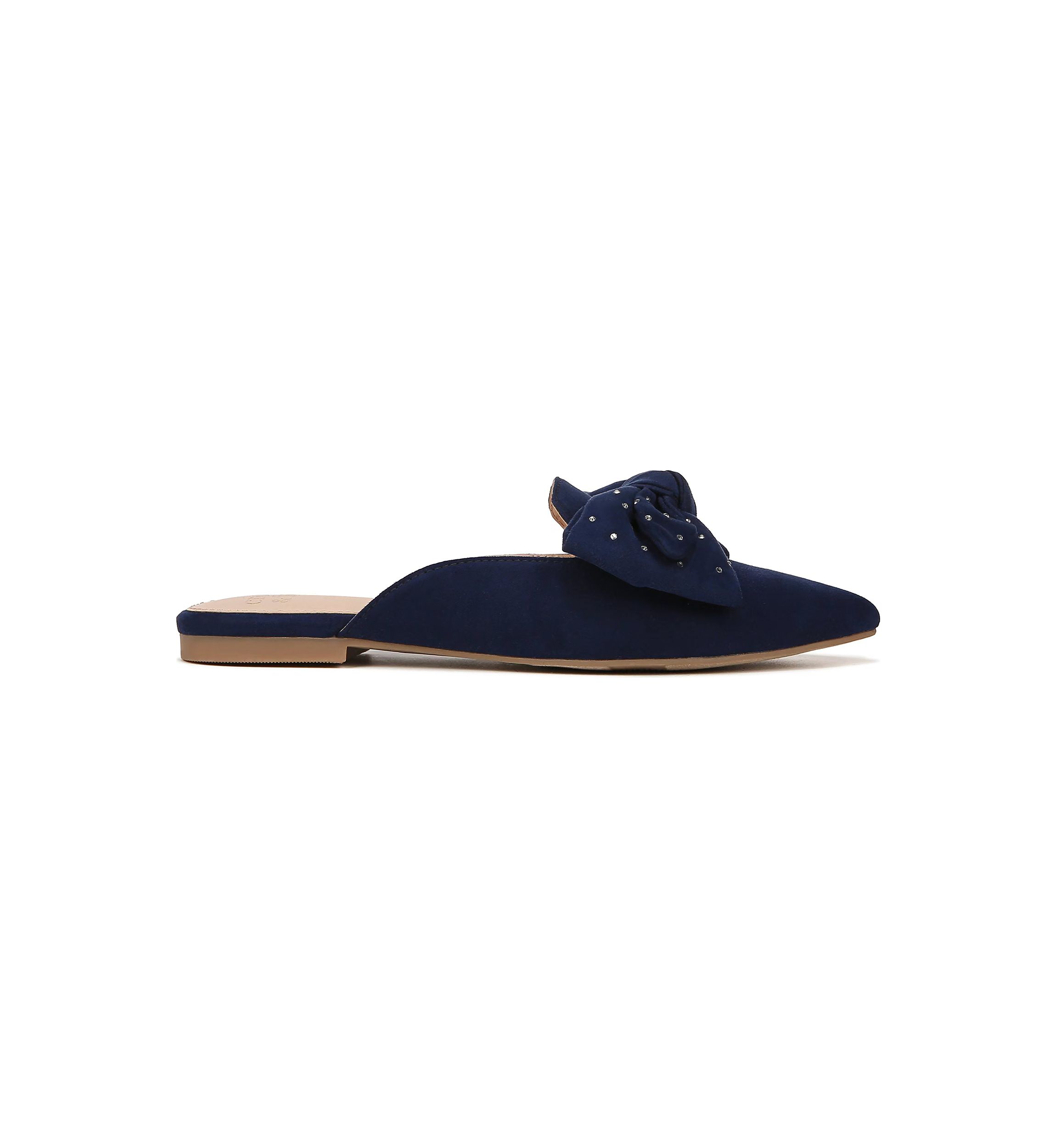 Elise Bow Mule Flats