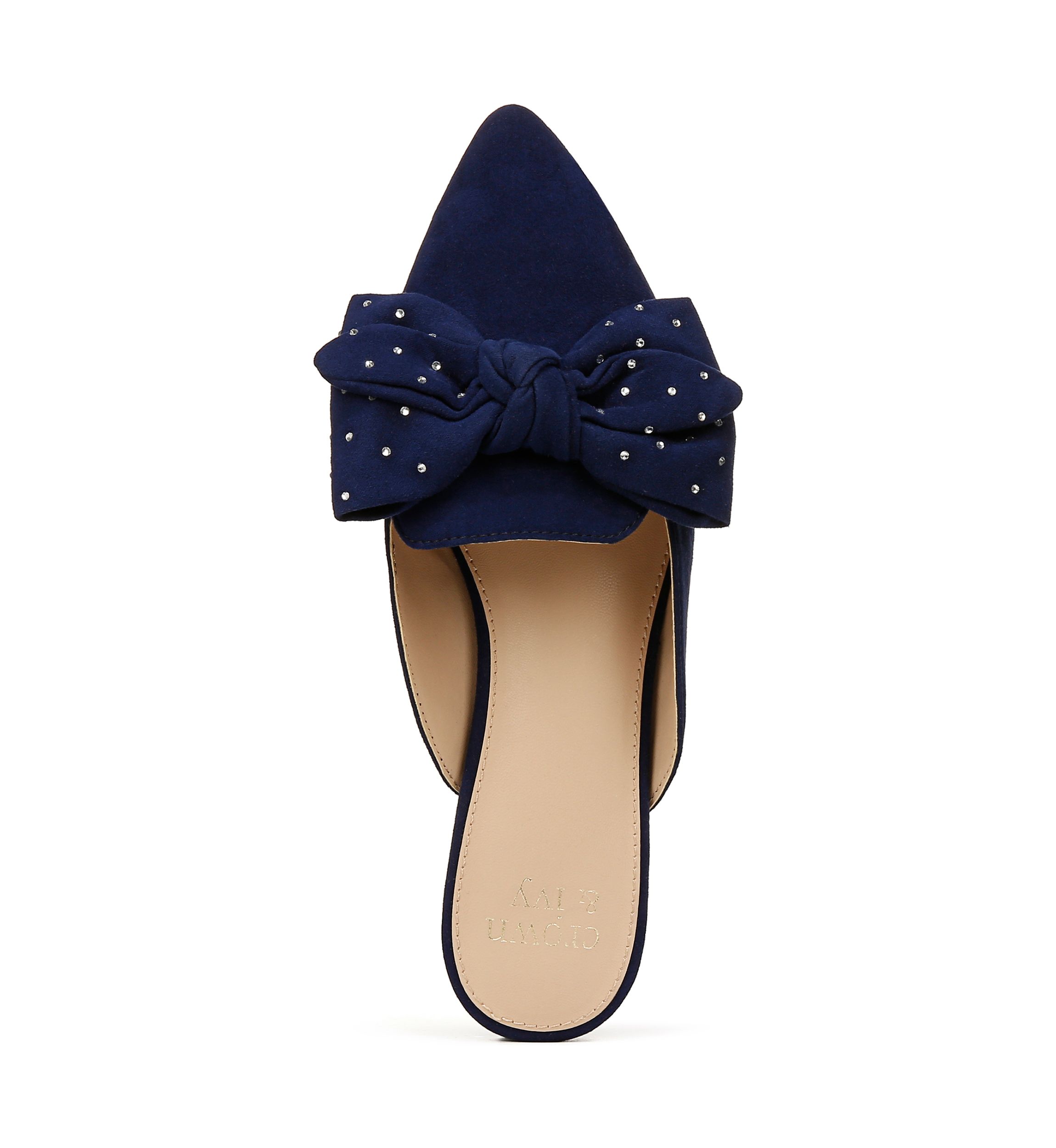 Elise Bow Mule Flats