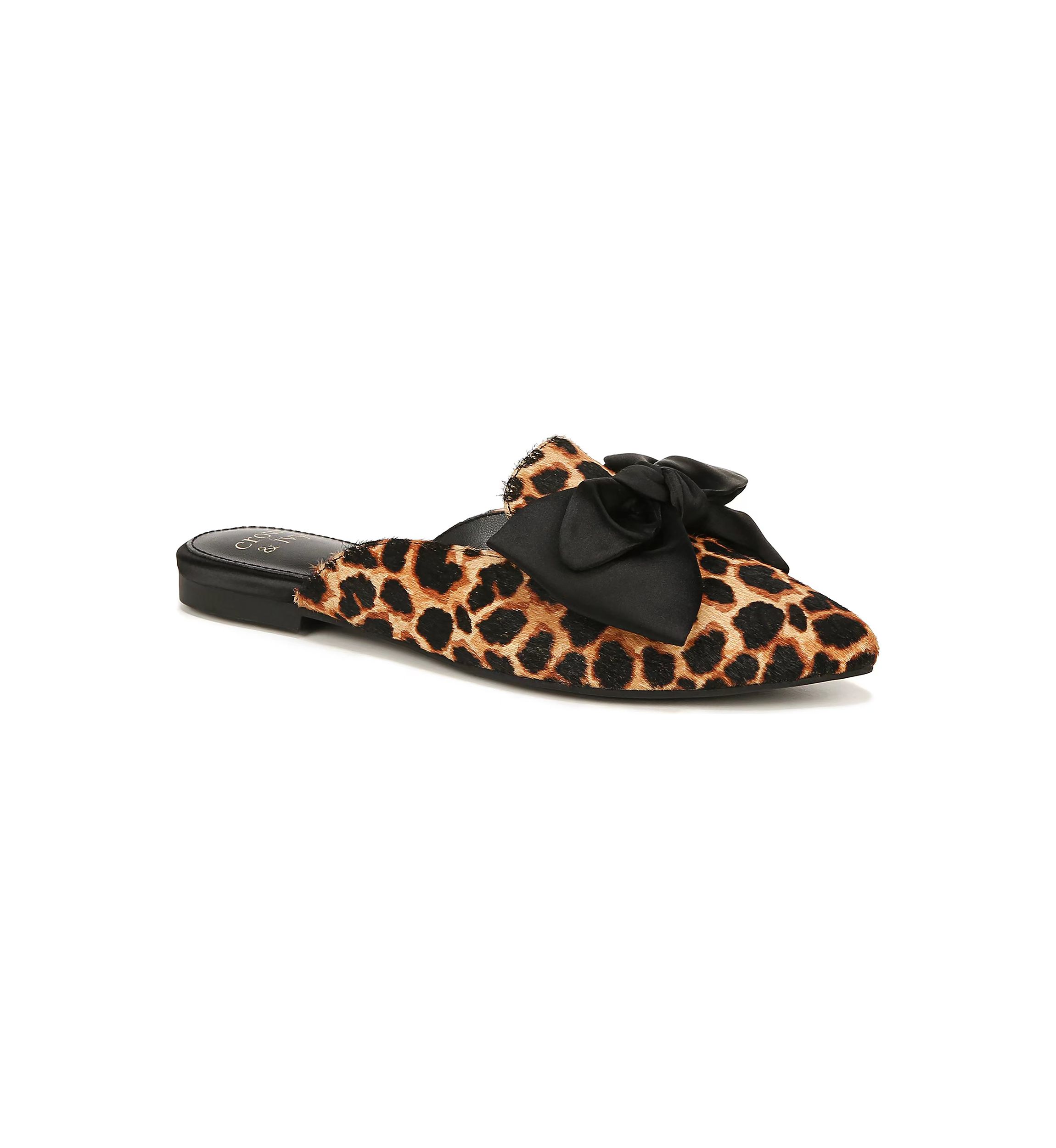 Elise Bow Mule Flats