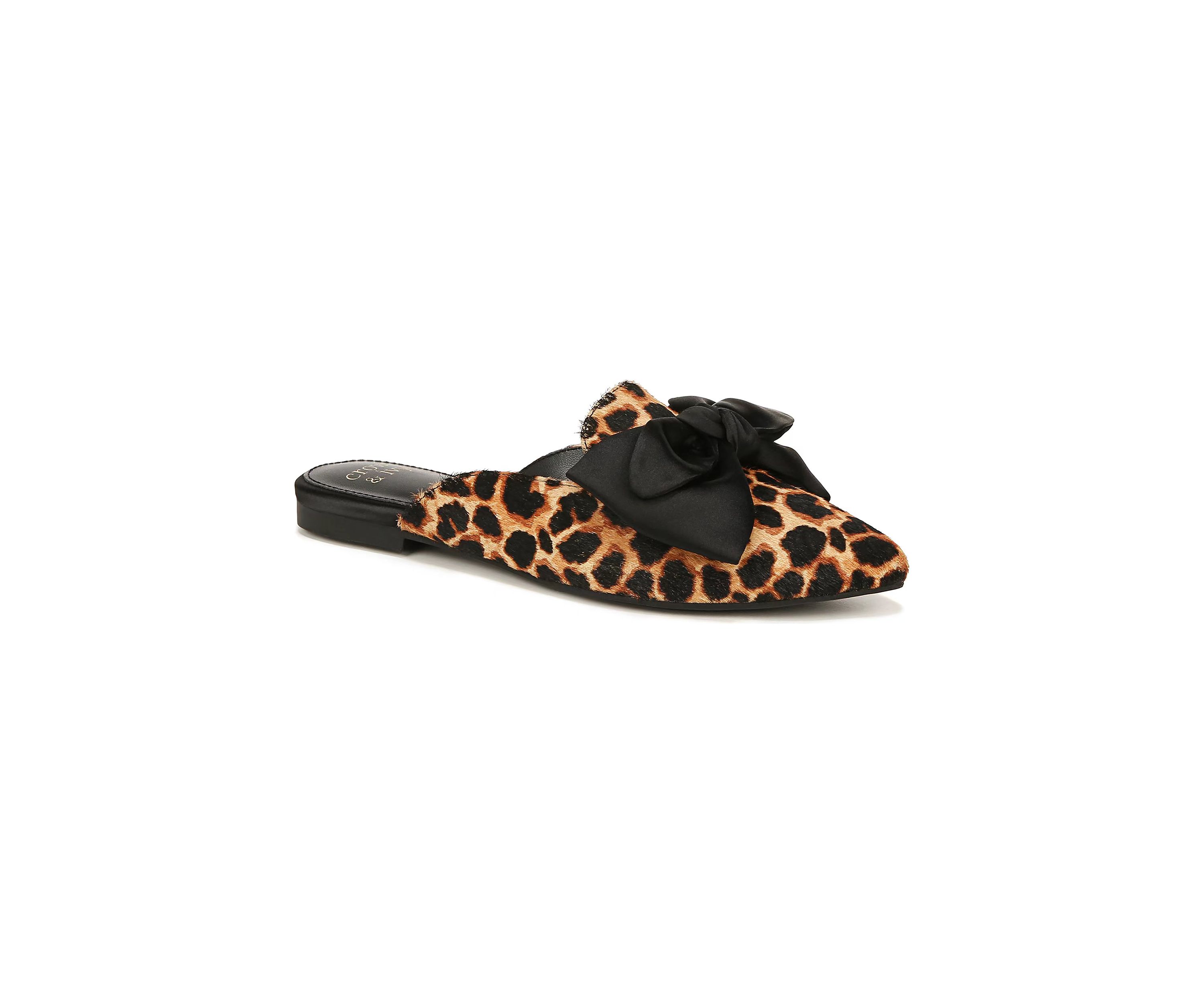 Elise Bow Mule Flats