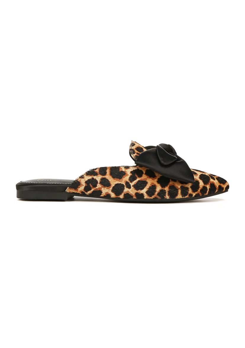 Elise Bow Mule Flats