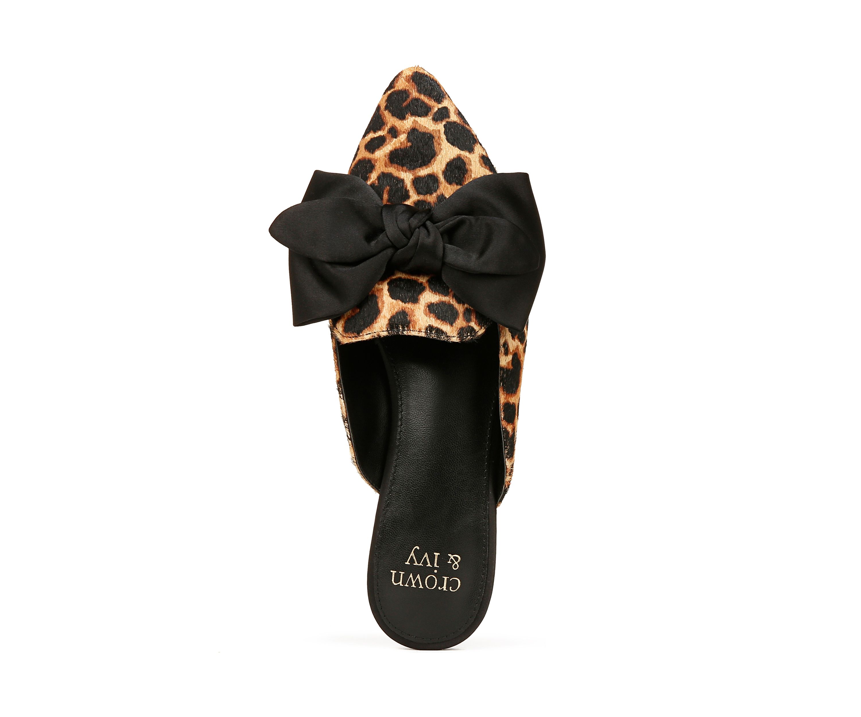 Elise Bow Mule Flats