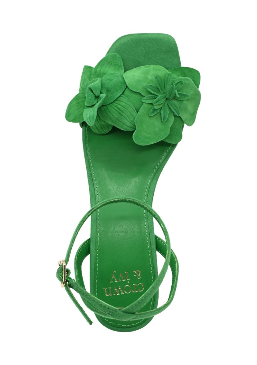 Larissa Flower Heeled Sandals
