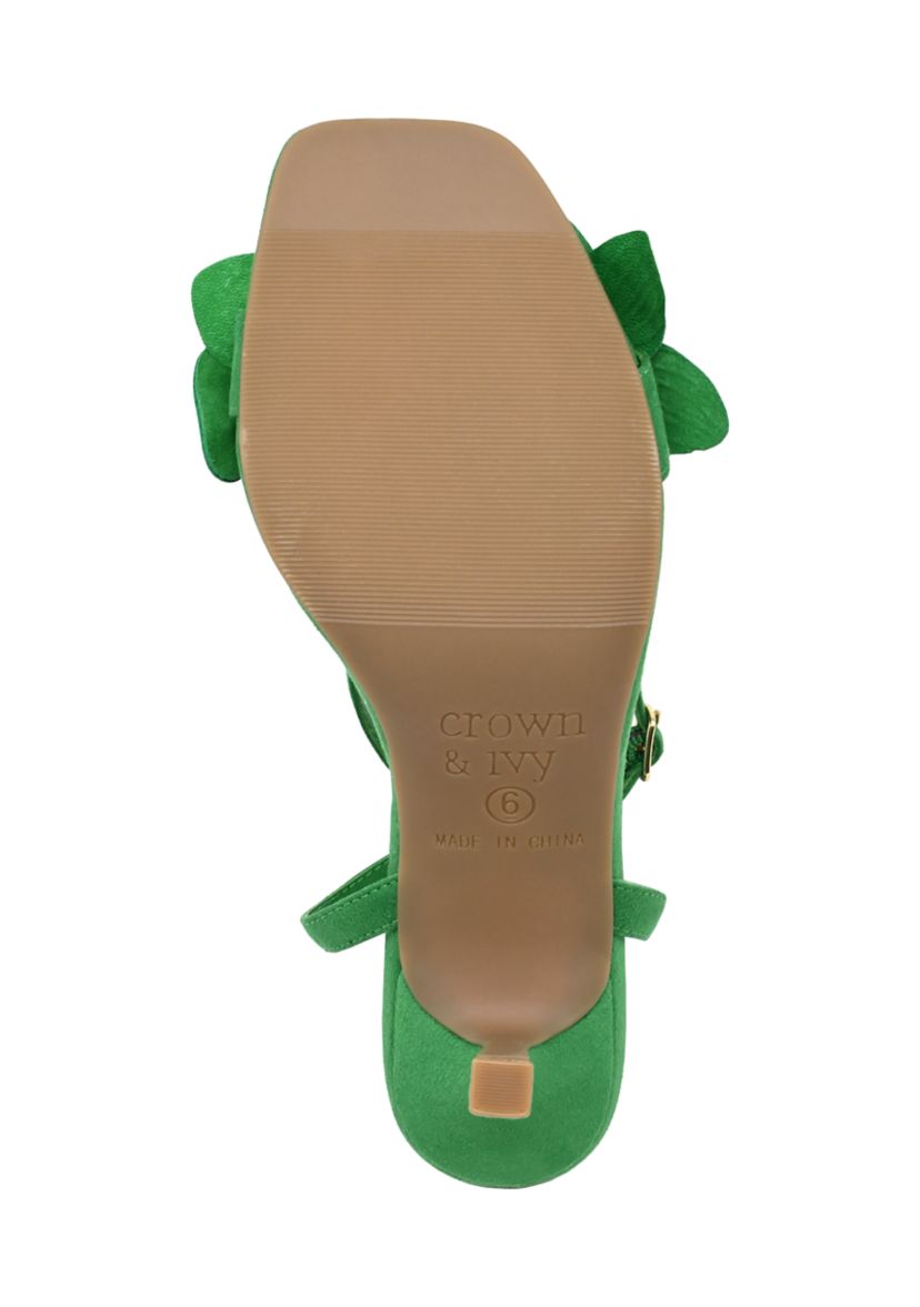 Larissa Flower Heeled Sandals