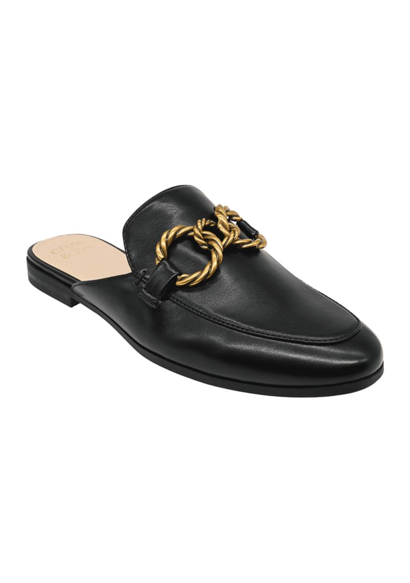 Cassy Chain Mule Loafers