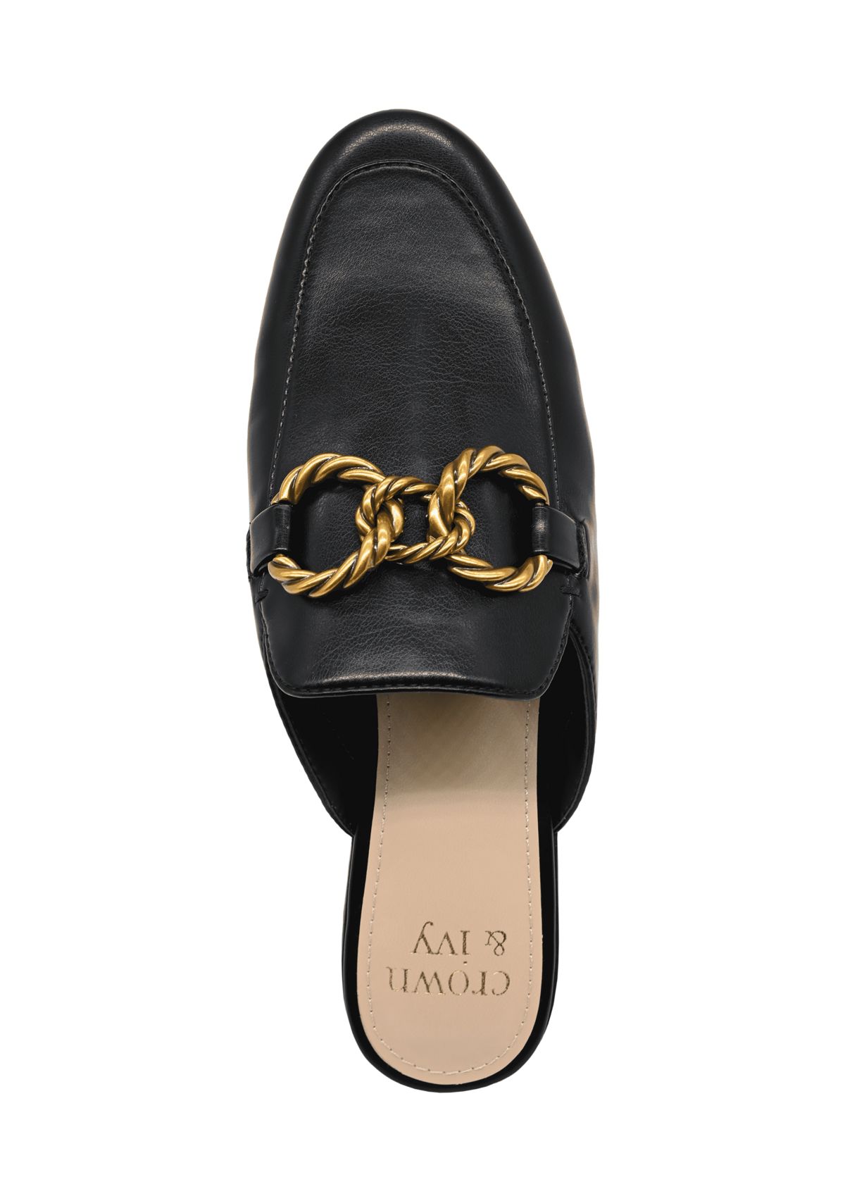 Cassy Chain Mule Loafers