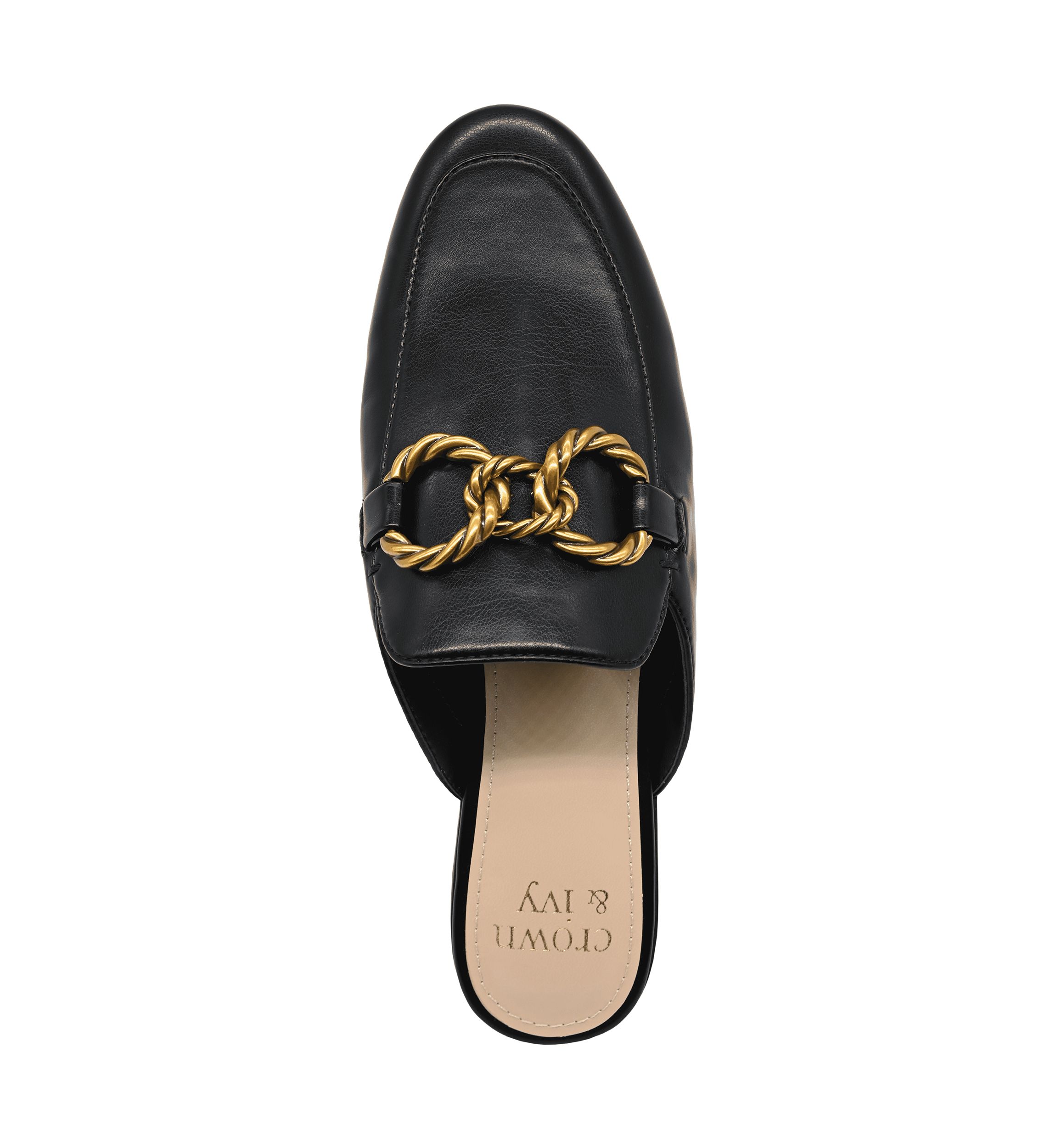 Cassy Chain Mule Loafers