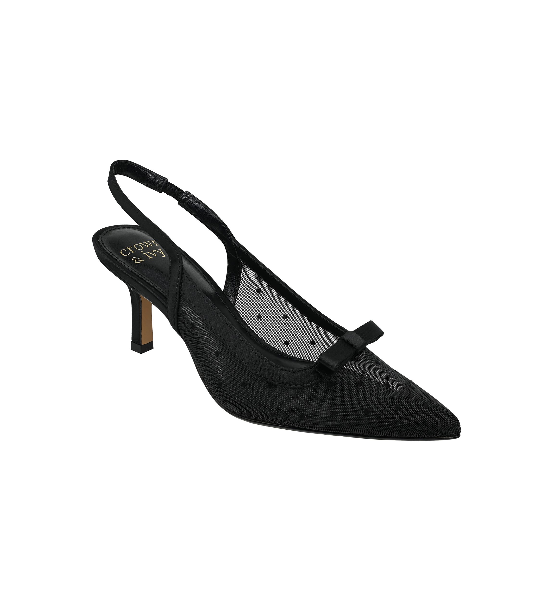Remi Kitten Heel Slingback Heels