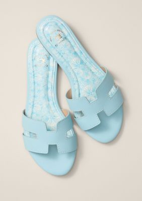 Women's Sewing Down South x Crown & Ivyâ¢ Raven H Band Sandals, Blue, 8.5M