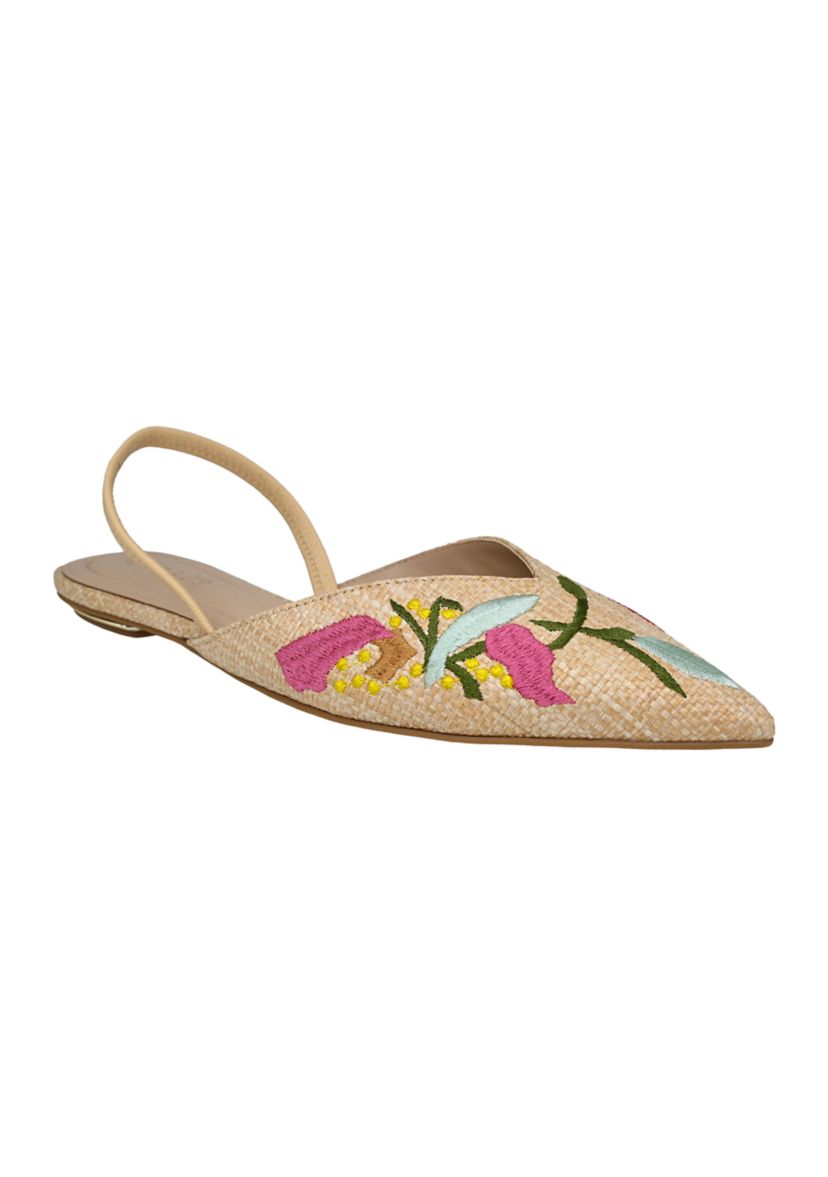 Violet Slingback Flats