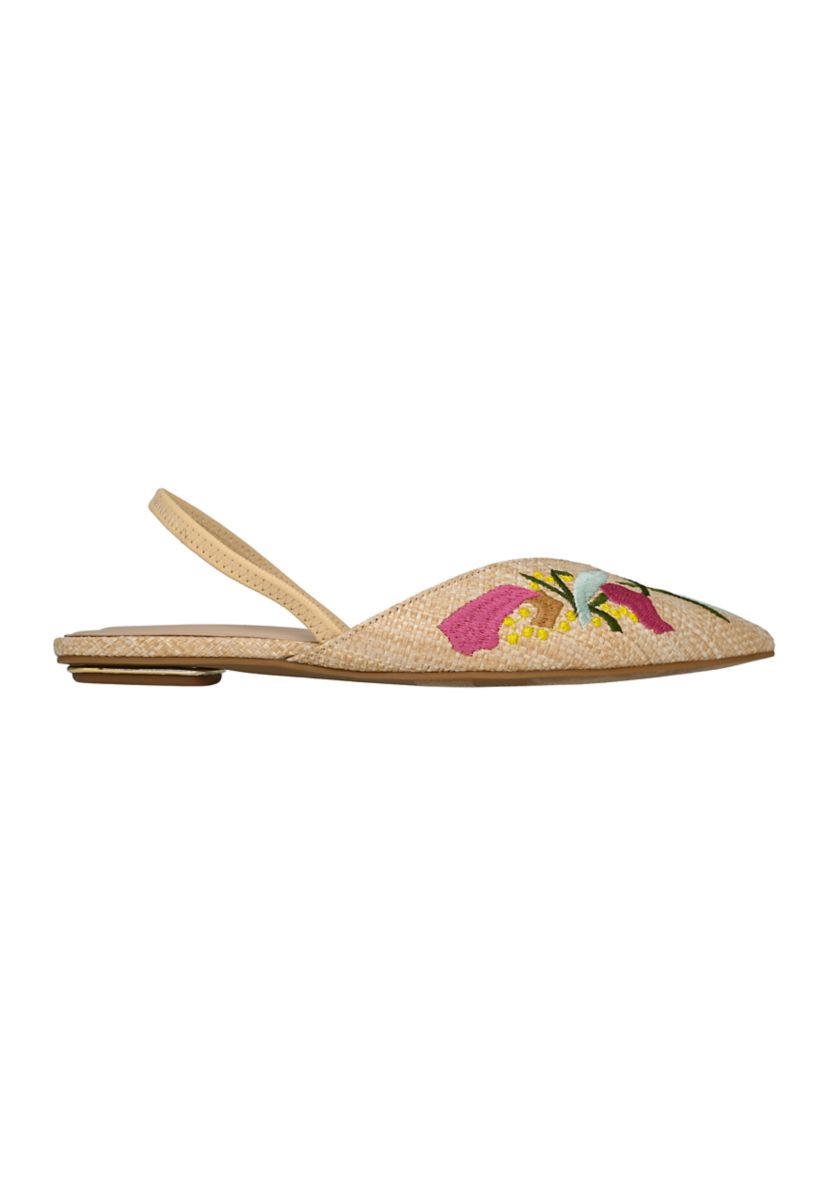 Violet Slingback Flats