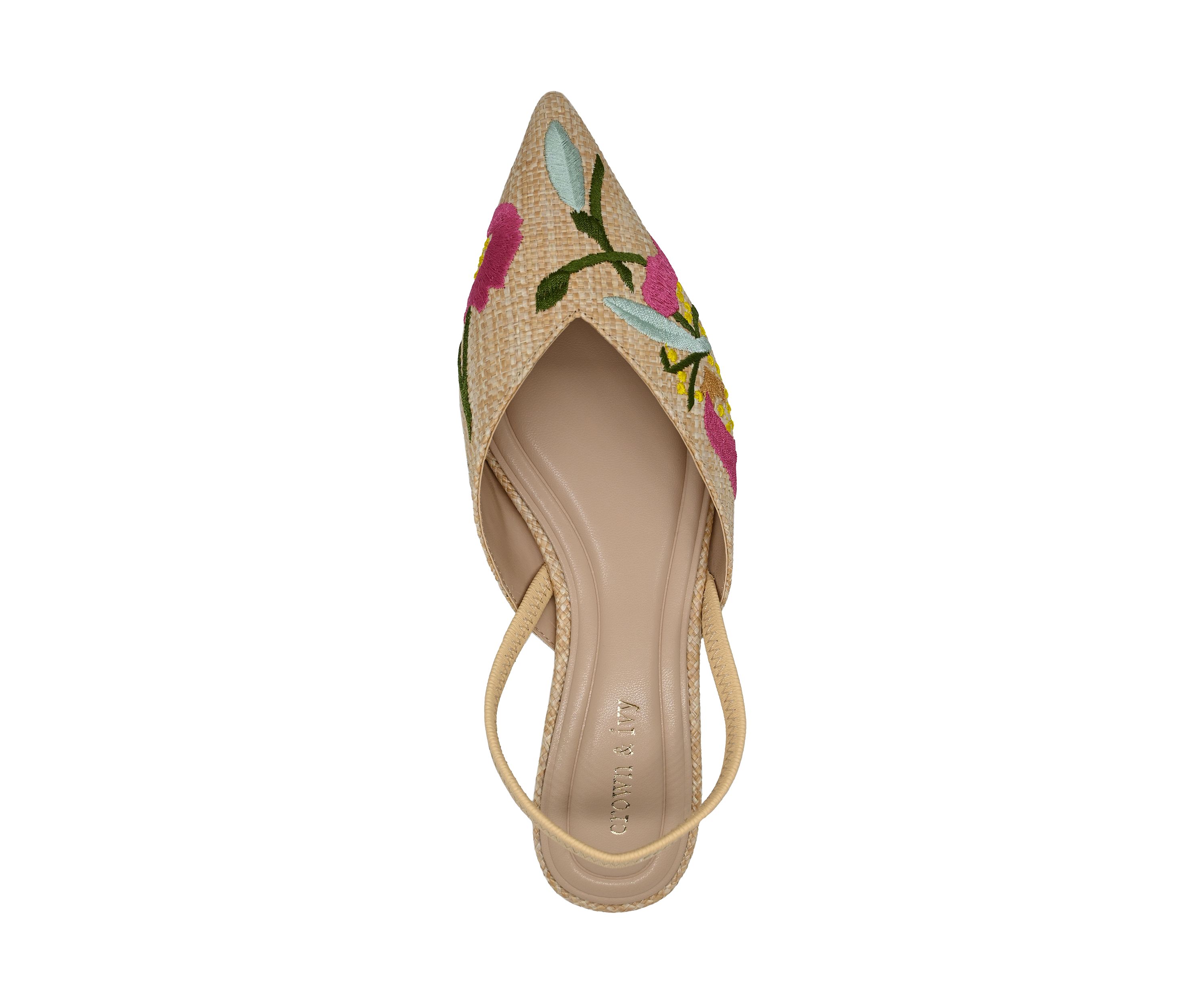 Violet Slingback Flats