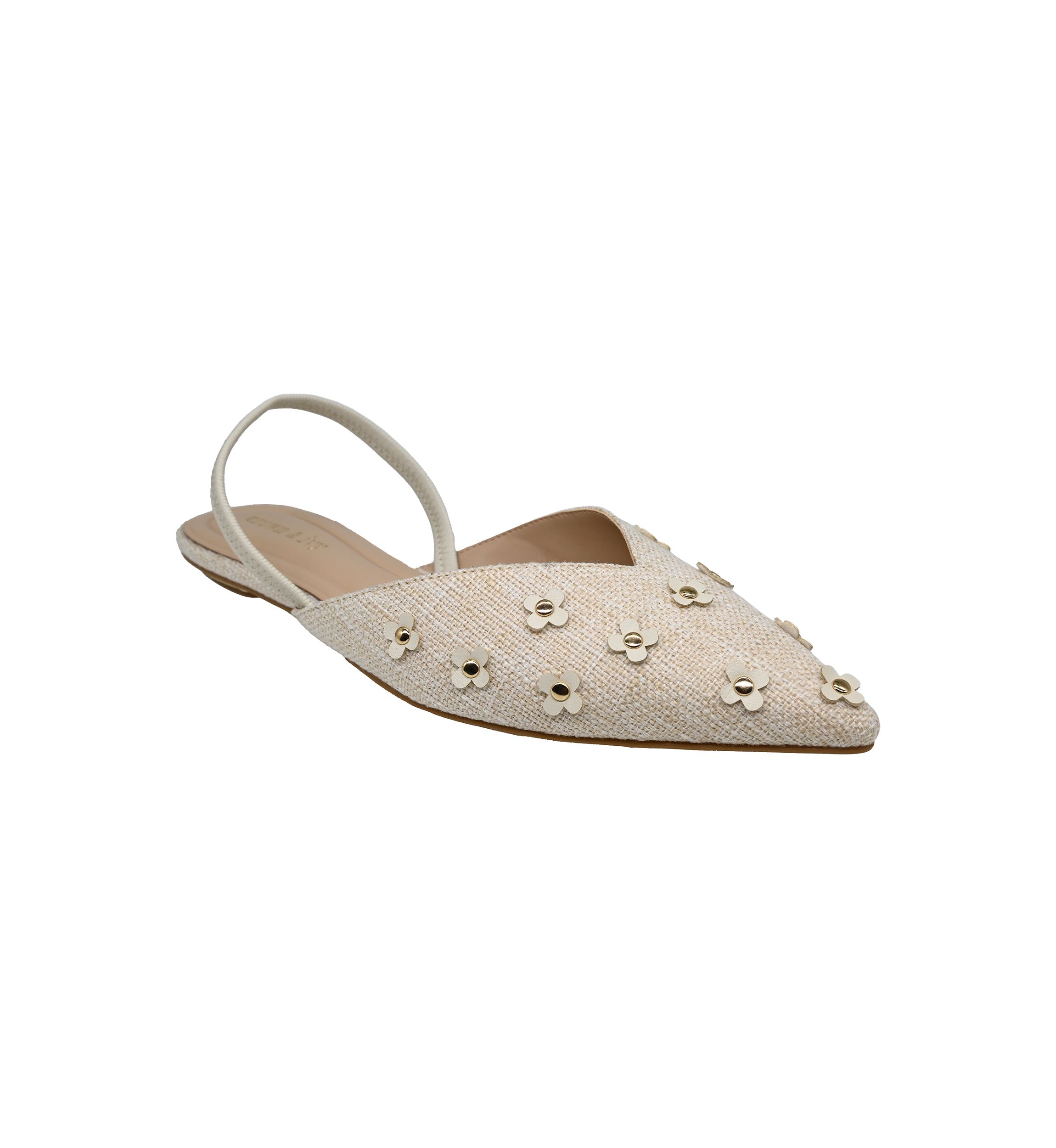 Violet Slingback Flats