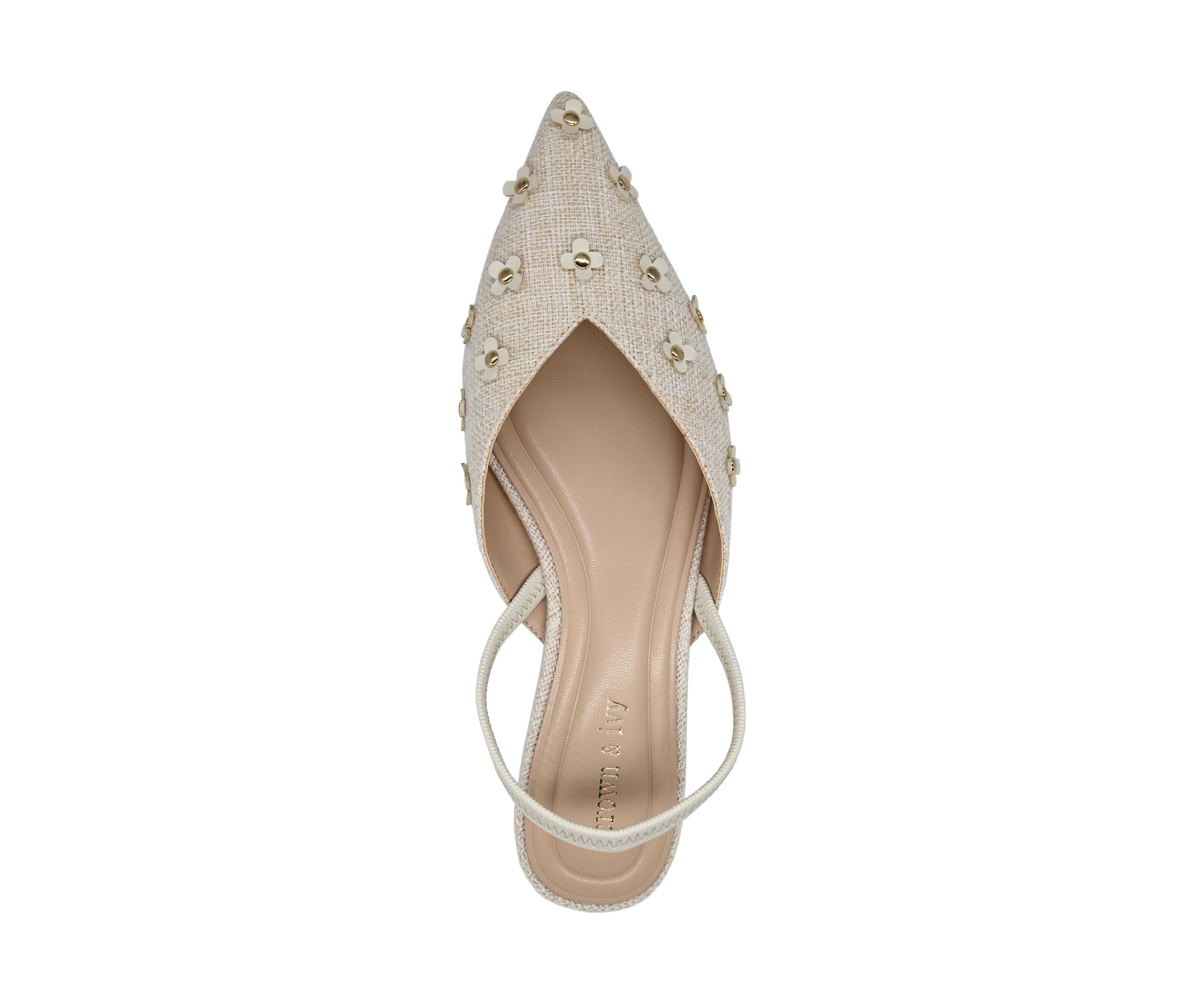 Violet Slingback Flats