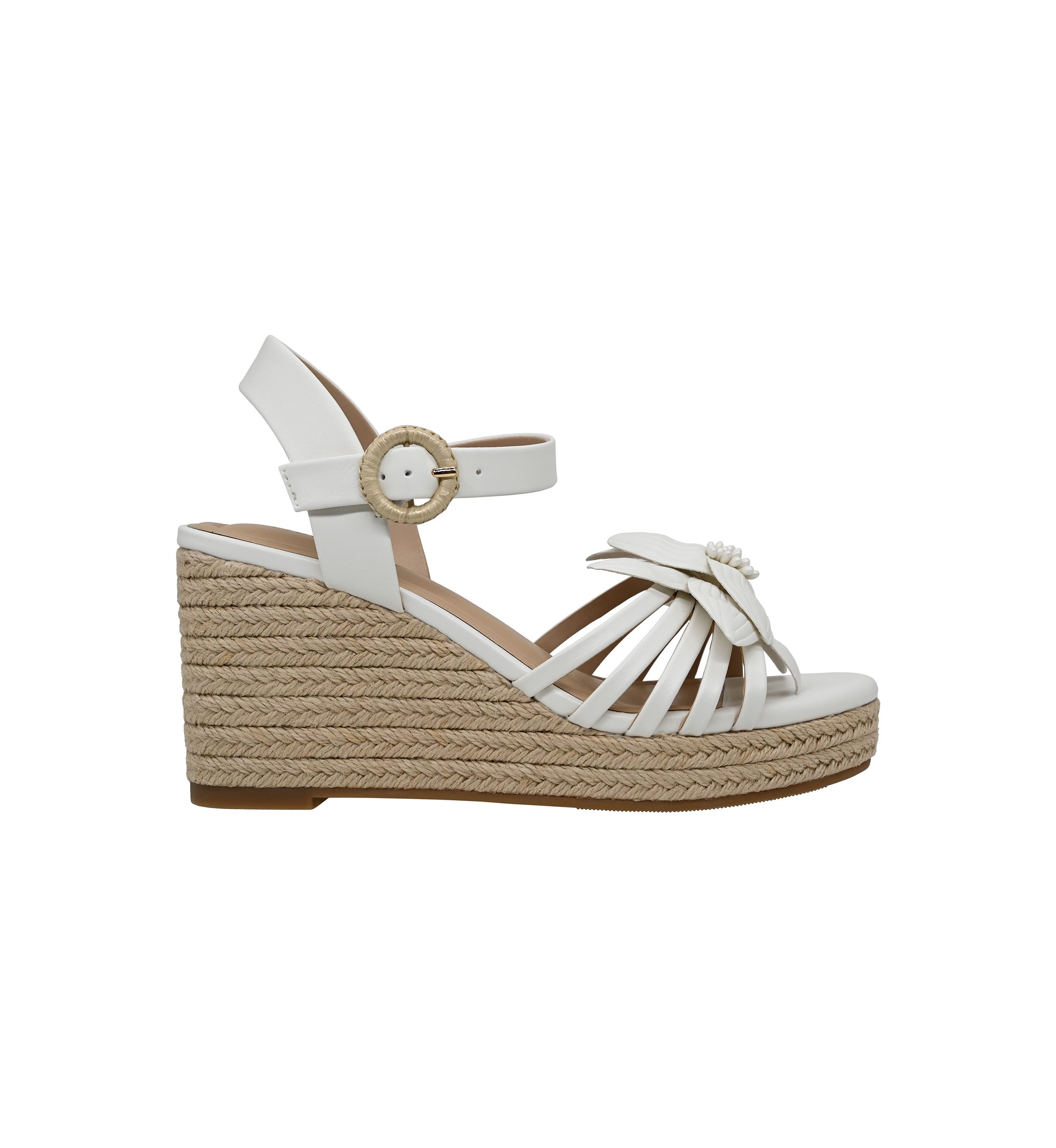 Riley Floral Wedge Sandals