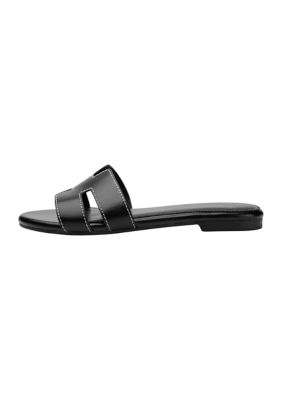 Crown Ivy Women s Raven H Band Wide Width Sandals belk