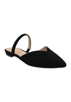 Crown & Ivy Women's Emerson Mules, Black, 8M