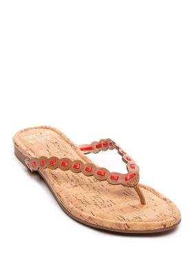 crown and ivy flip flops