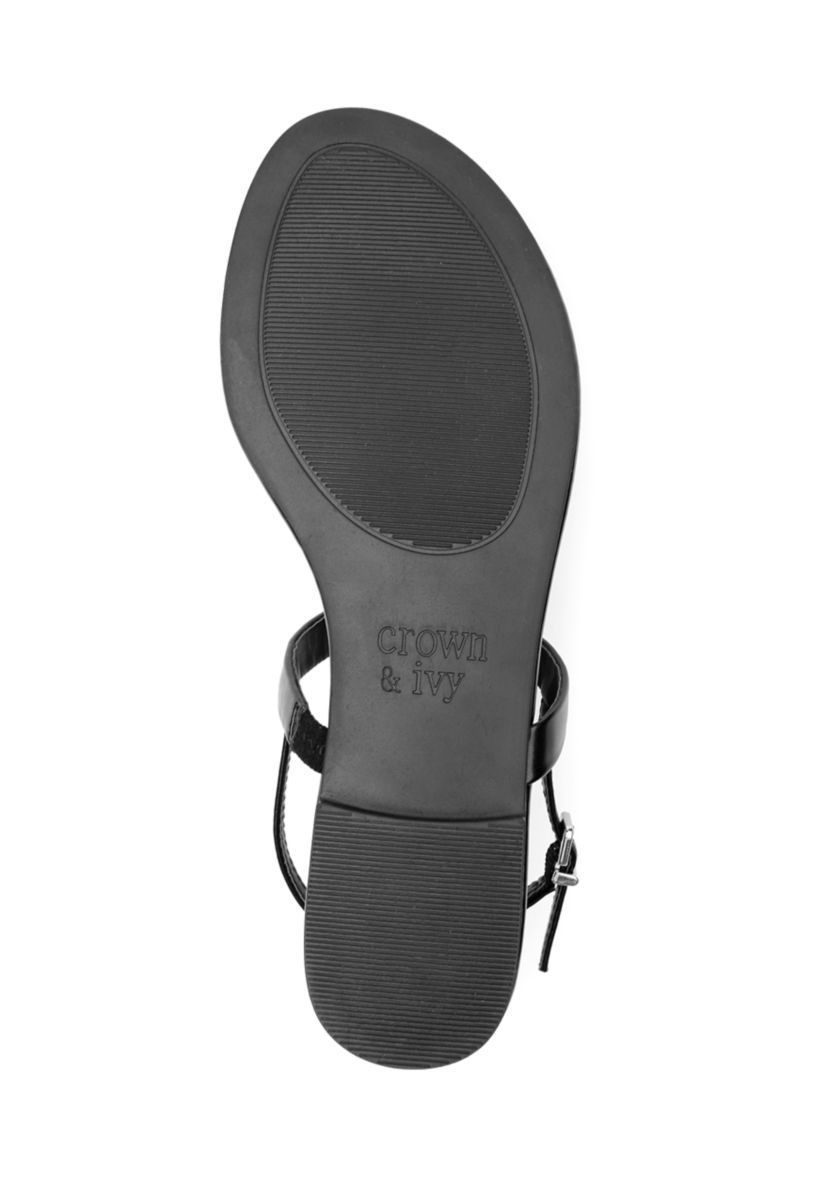 Hailey Thong Ankle Strap Sandals