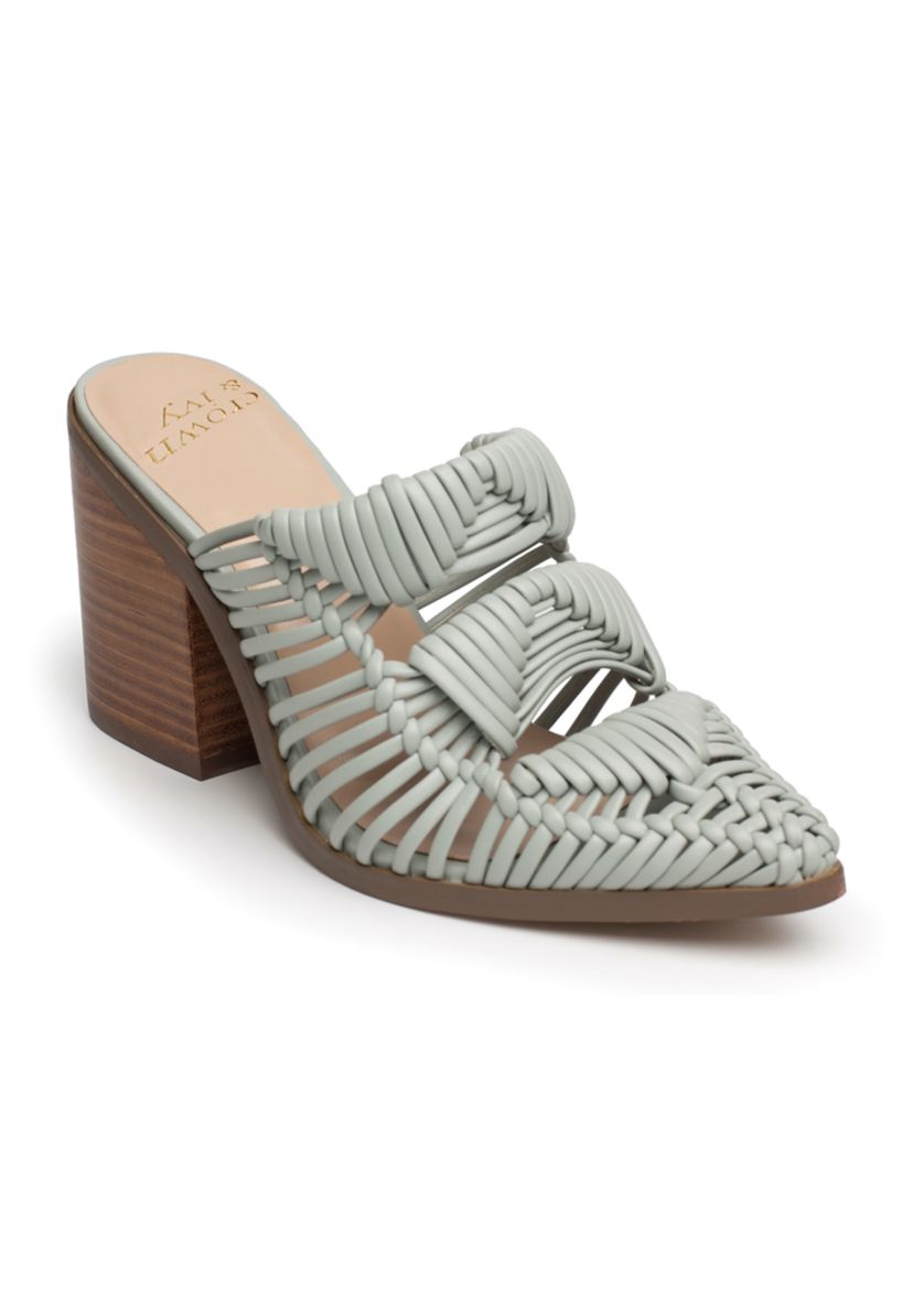 Piper Huarache Heel Mules 