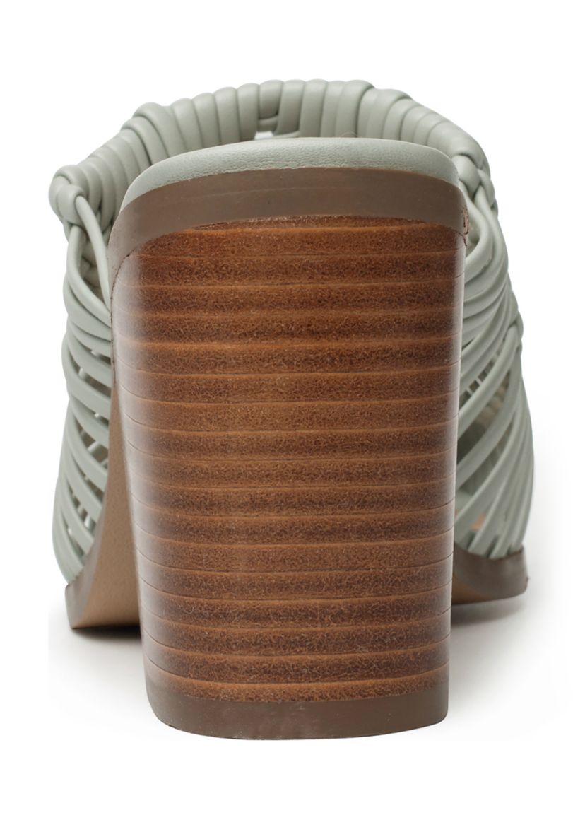 Piper Huarache Heel Mules 
