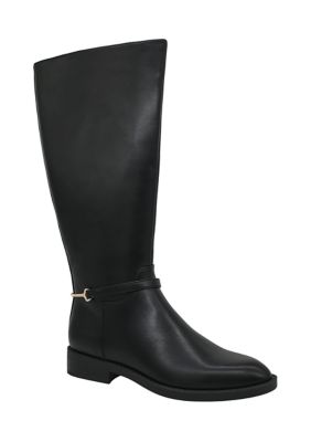 Crown & Ivy Women's Margaux Riding Boots, Black, 6M