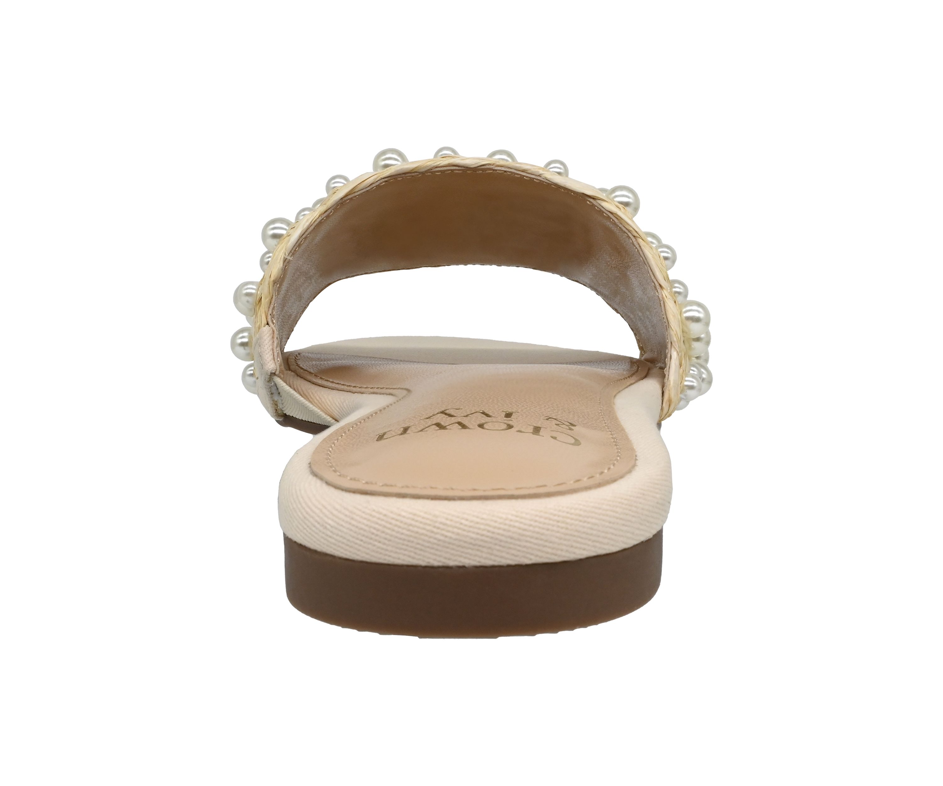 Womens Christa One Band Slide Sandals