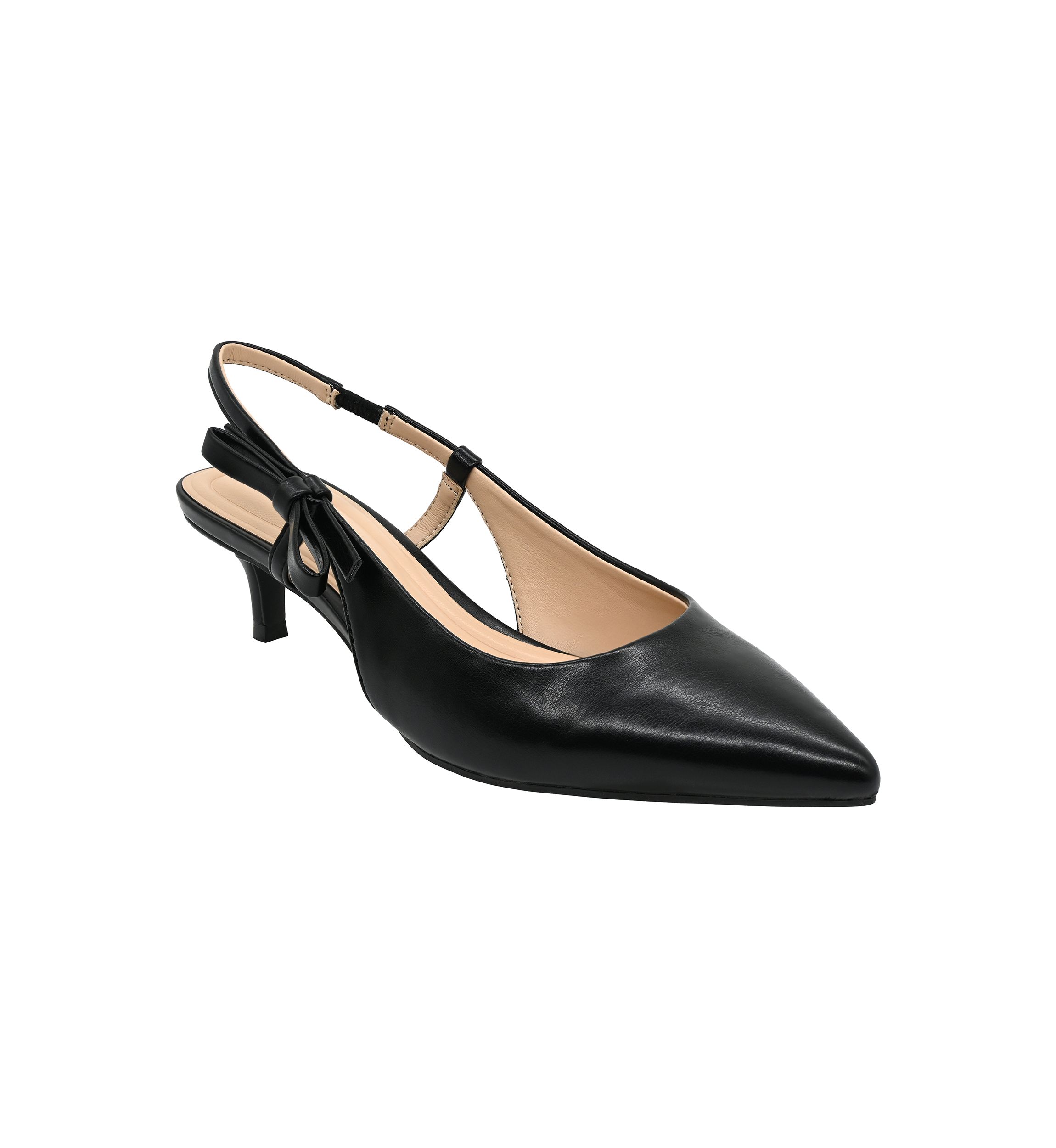 Lillian Bow Slingback Heels