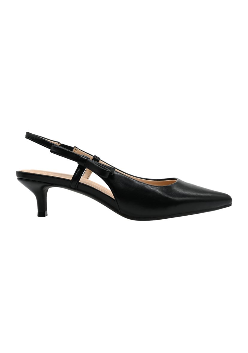 Lillian Bow Slingback Heels