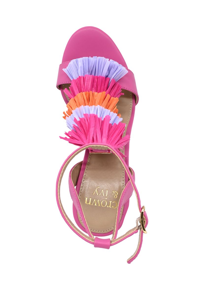 Abigail Fringe Heeled Sandals